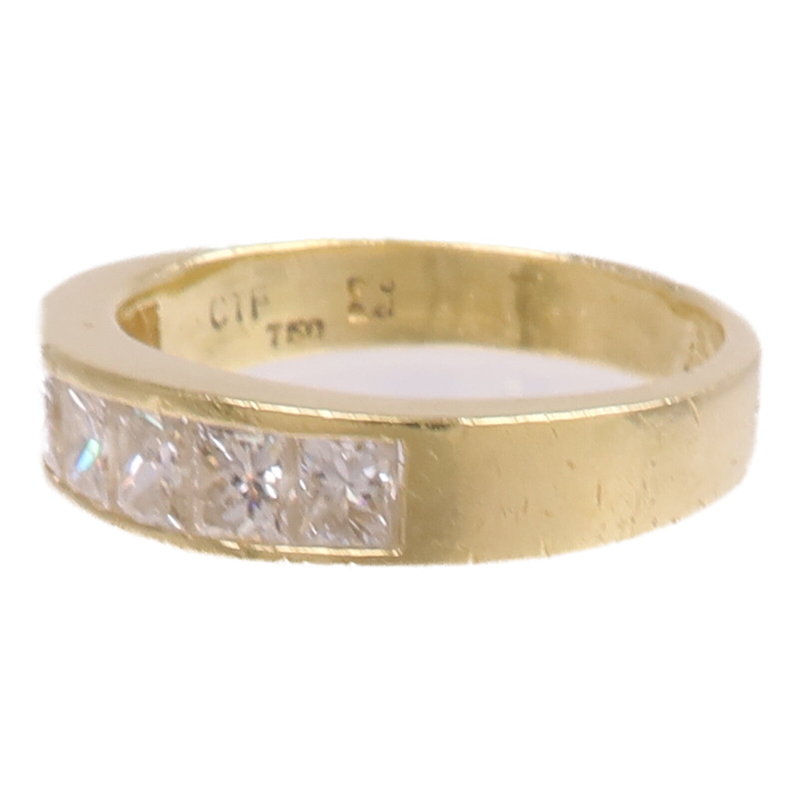 JEWELRY 18K黃金Diamond Ring鑽石戒指US#4.75