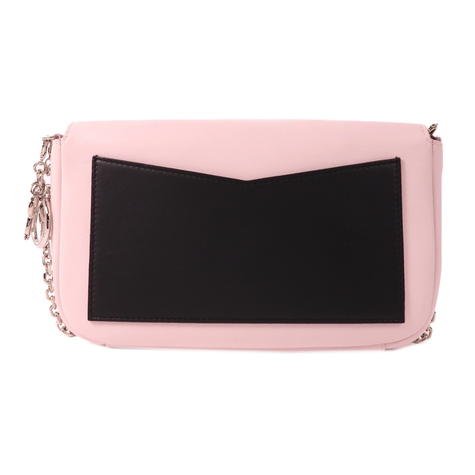 Dior 牛皮皮革WOC銀扣鏈帶肩背袋