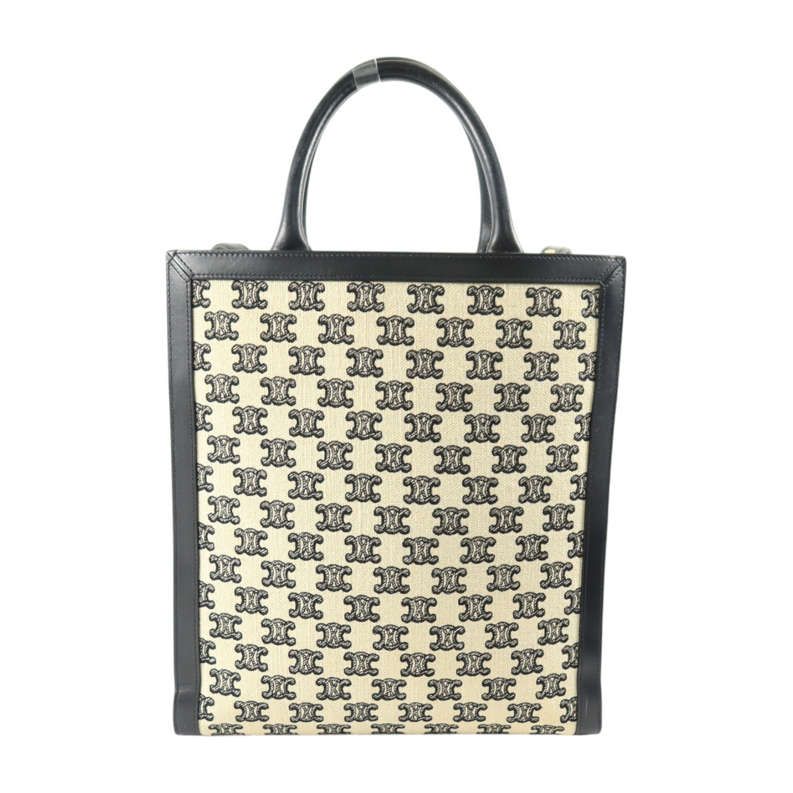 CELINE Triomphe帆布Small Vertical Cabas手挽肩背兩用袋