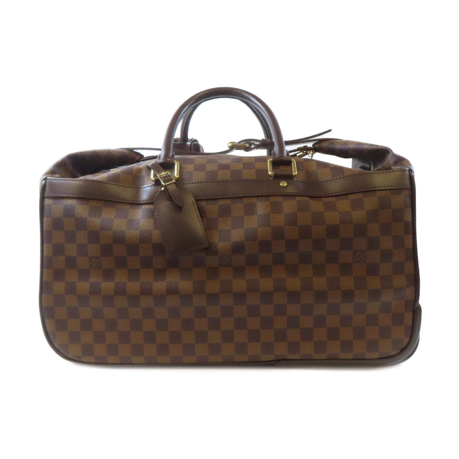 LOUIS VUITTON Damier Eole 50 Boston Carry Bag金扣手挽袋啡色