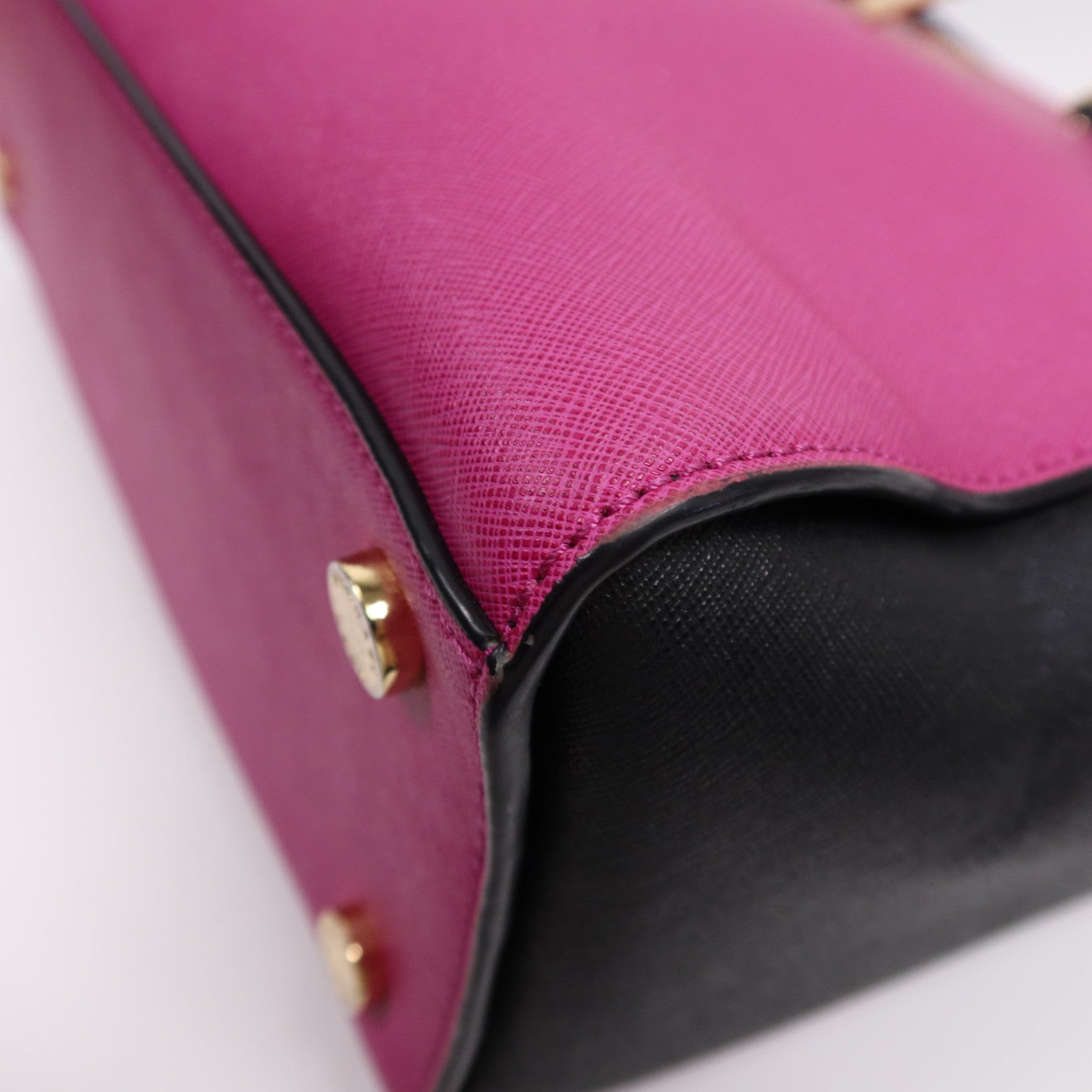 Michael Kors 牛皮皮革2 way Shoulder Bag金扣手挽肩背兩用袋