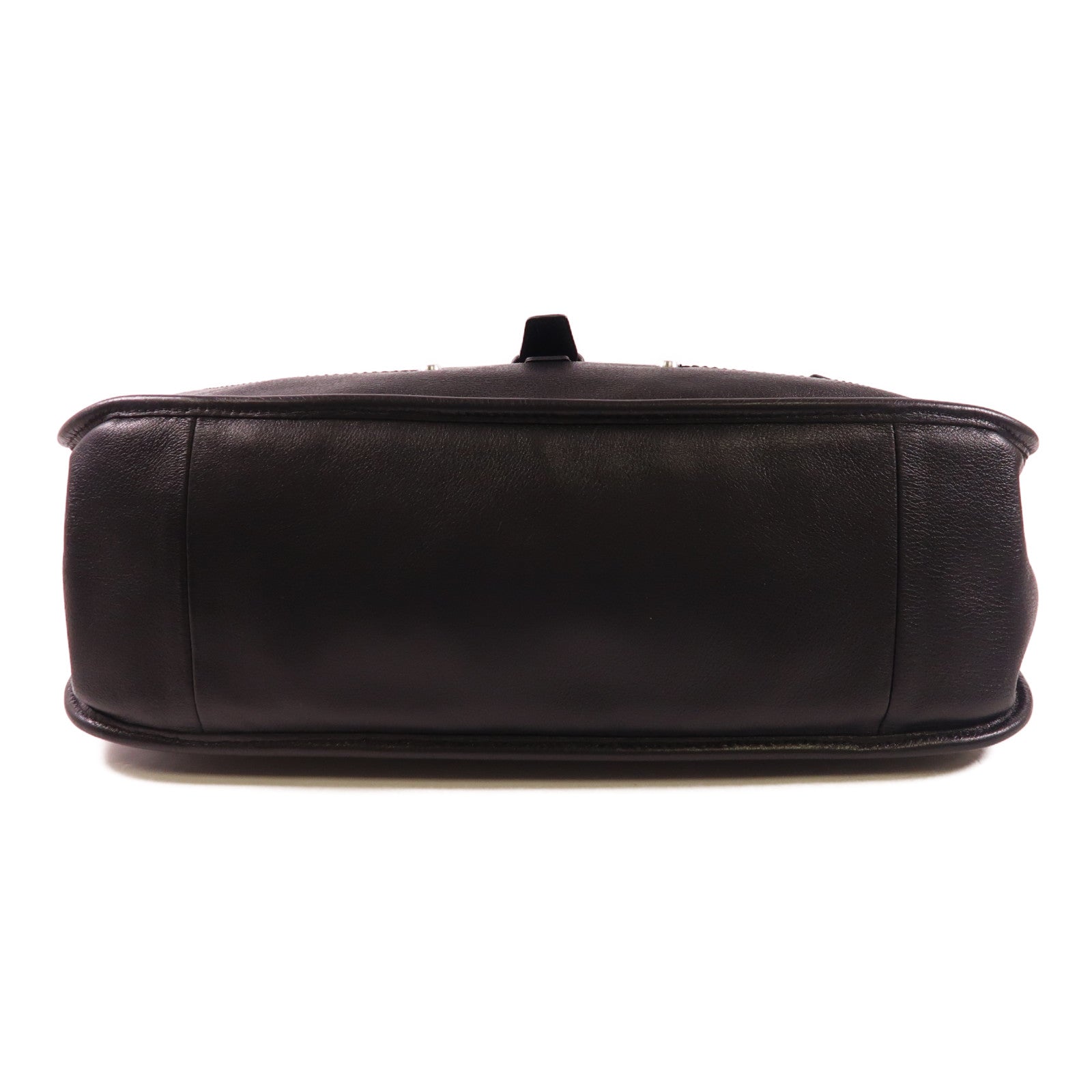 Longchamp 牛皮皮革Shoulder Bag銀扣肩背袋