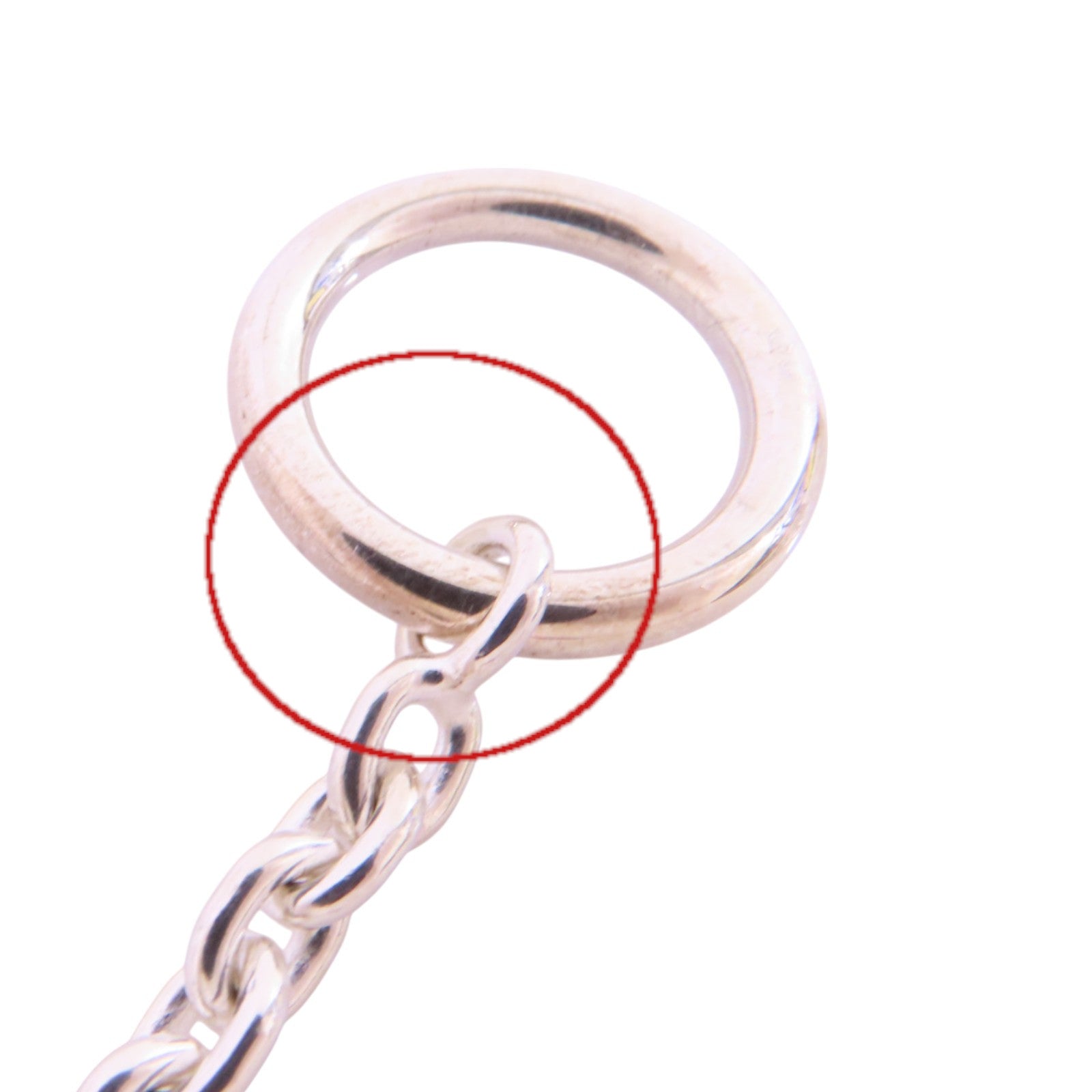 HERMES 925純銀Farandole Long Necklace銀扣項鏈