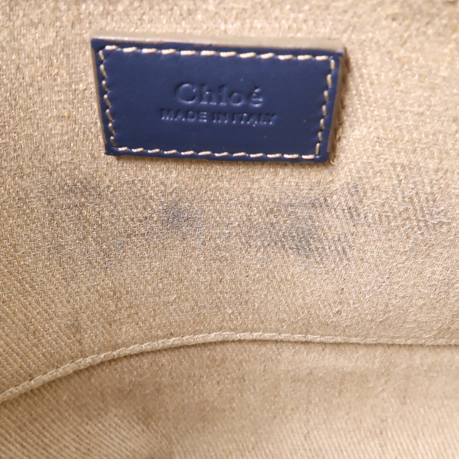 Chloe 帆布/皮革Small Woody手挽肩背兩用袋
