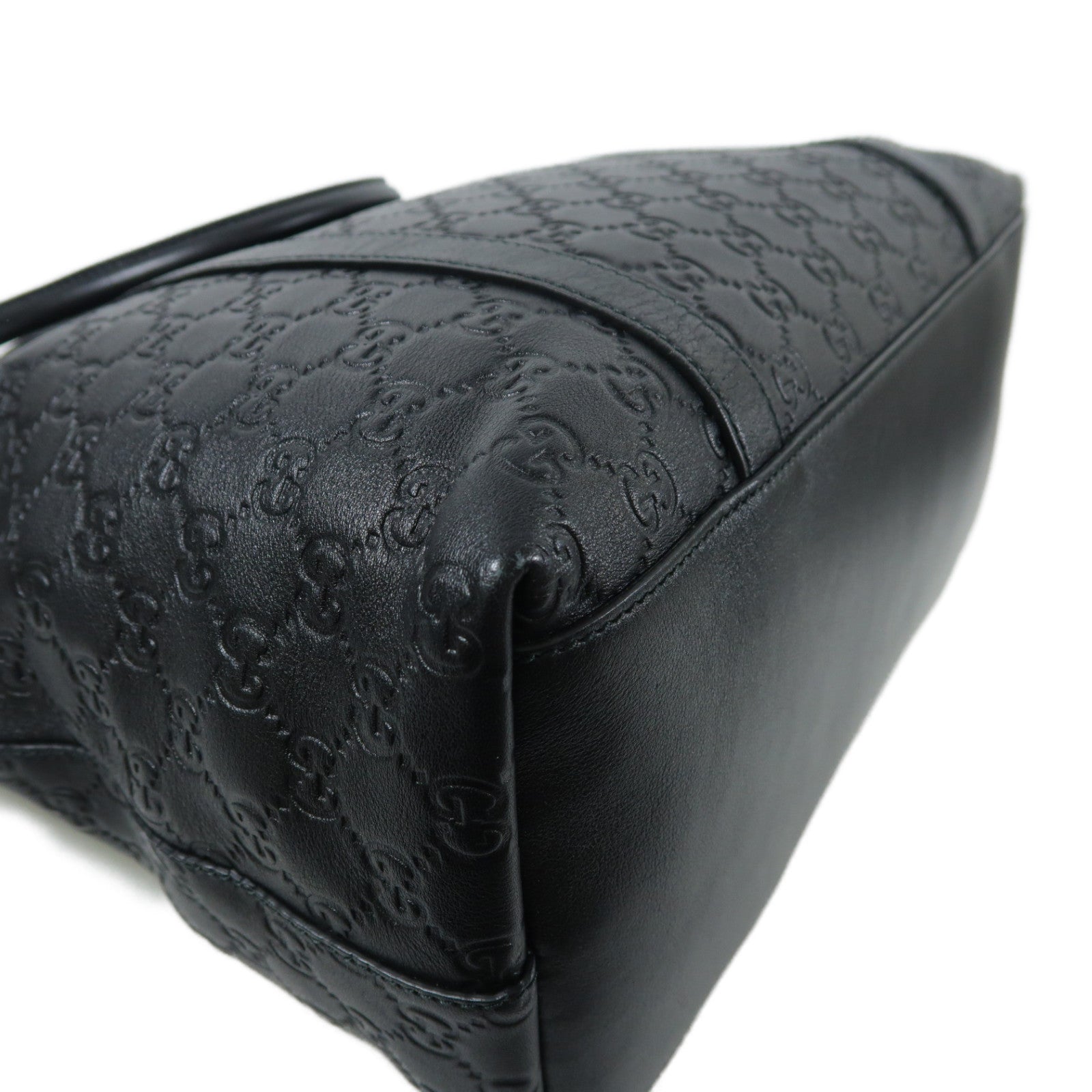 GUCCI GG SHW 2way Shoulder Bag 339551 Calfskin Leather Black