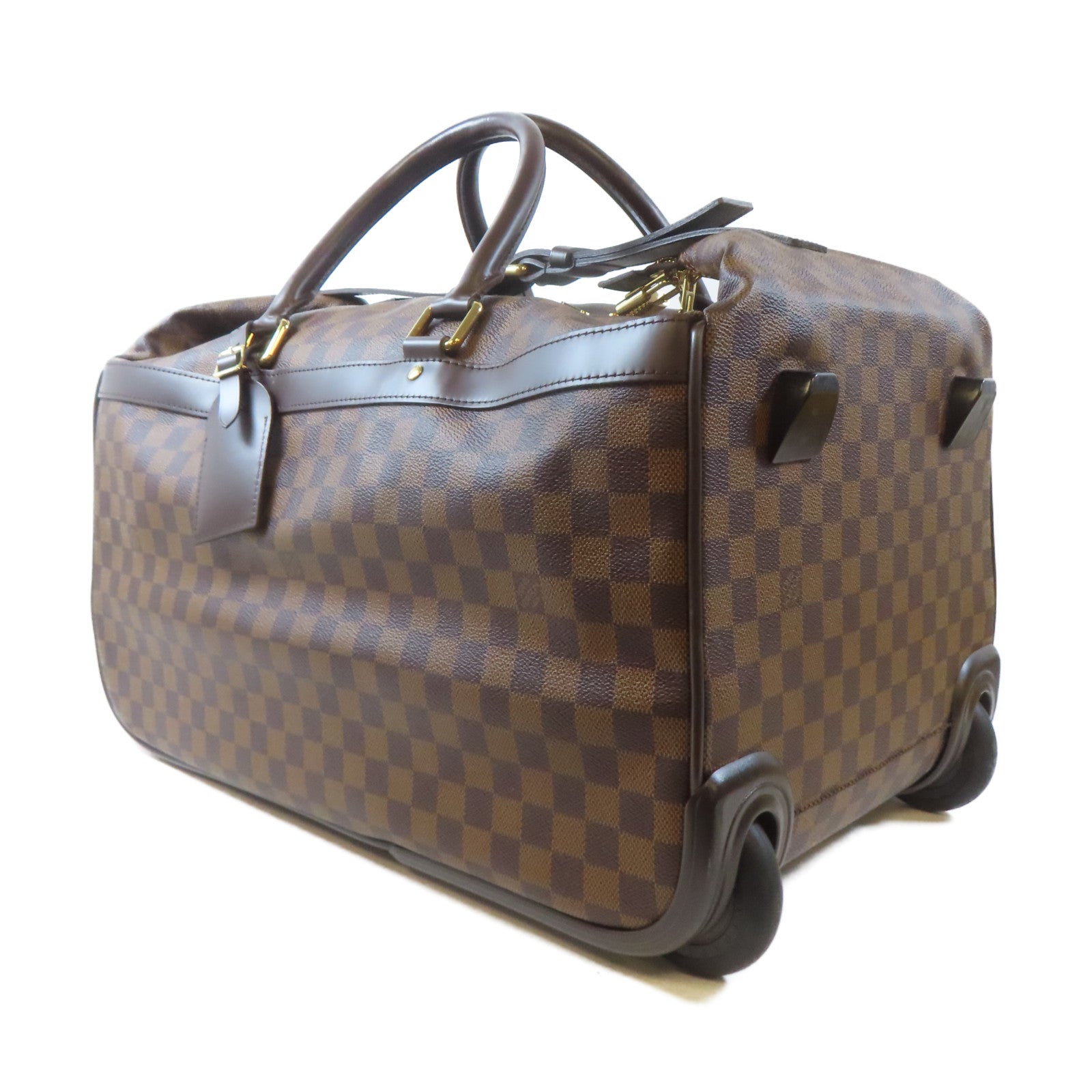 LOUIS VUITTON Damier Eole 50 Boston Carry Bag金扣手挽袋啡色