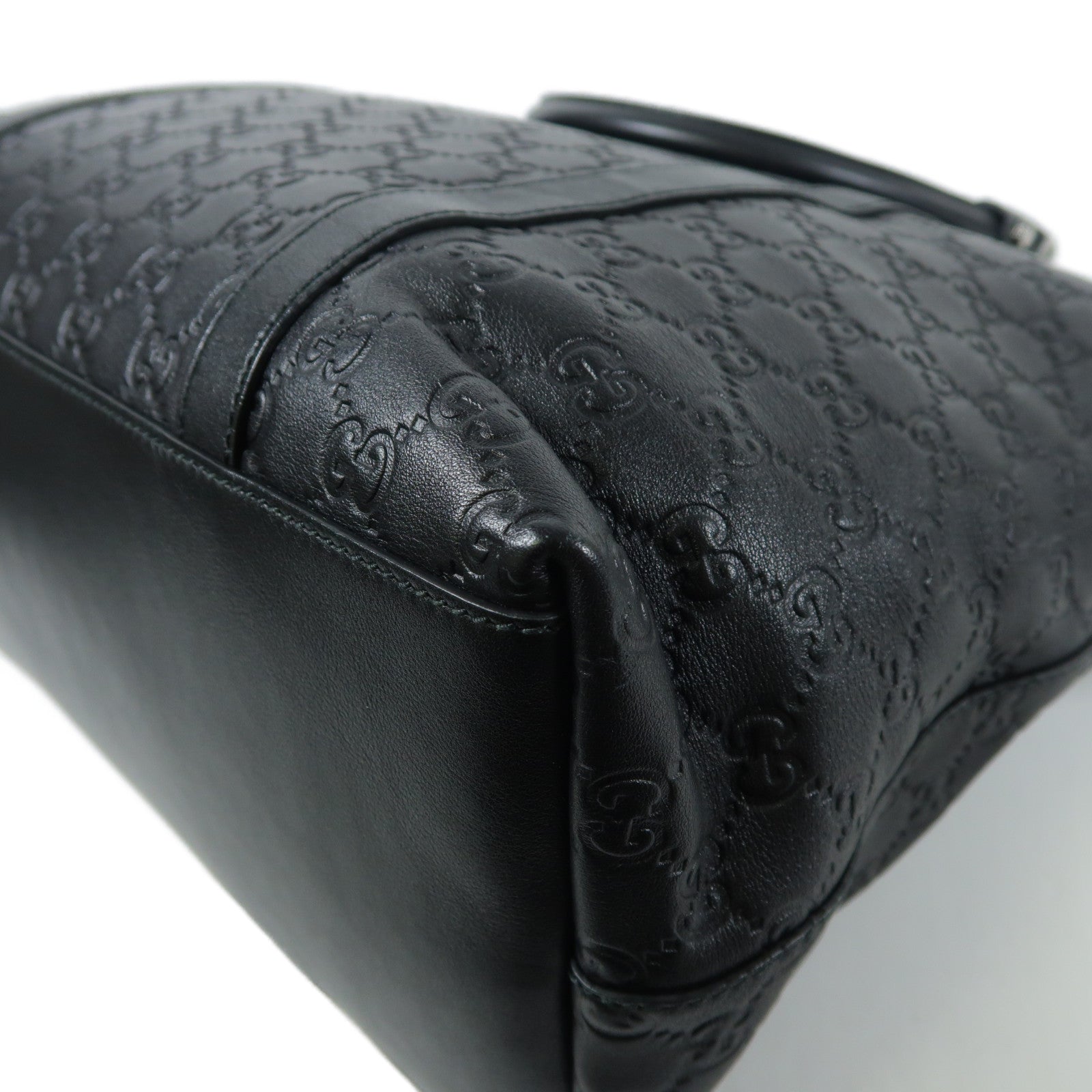 GUCCI GG SHW 2way Shoulder Bag 339551 Calfskin Leather Black