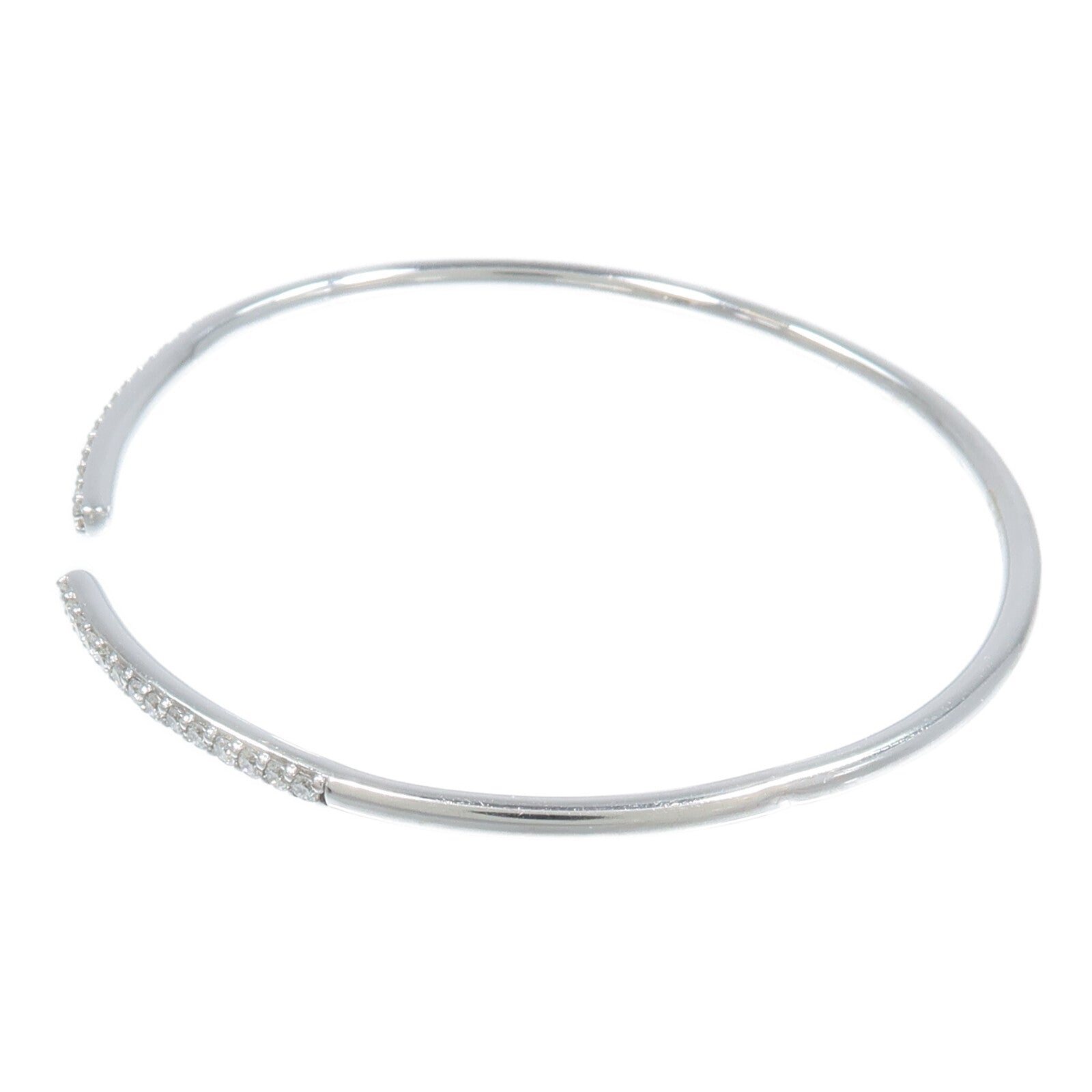 JEWELRY 18K白金Diamond bangle鑽石手鐲