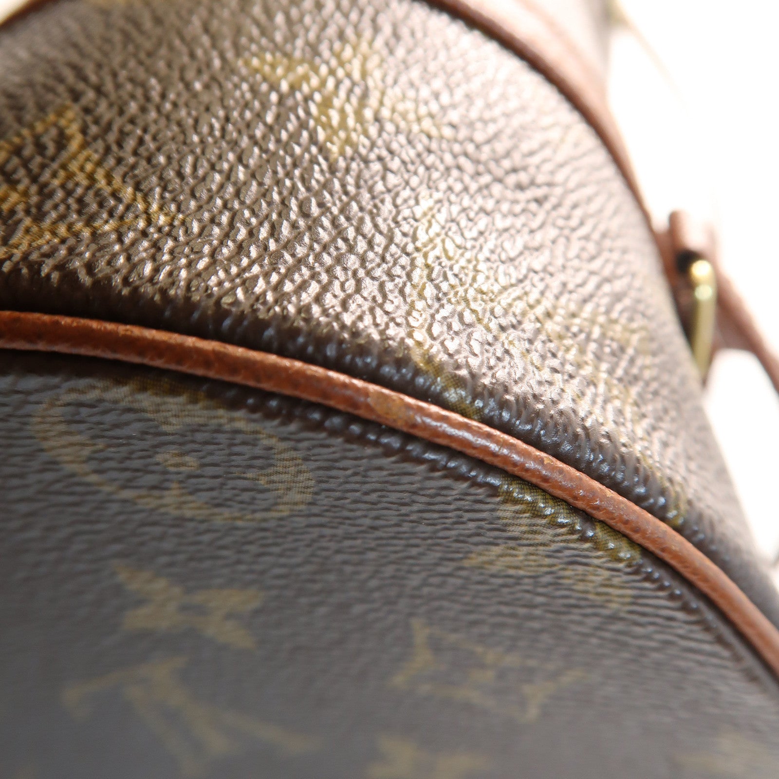 LOUIS VUITTON Monogram Papillon PM金扣肩背袋啡色