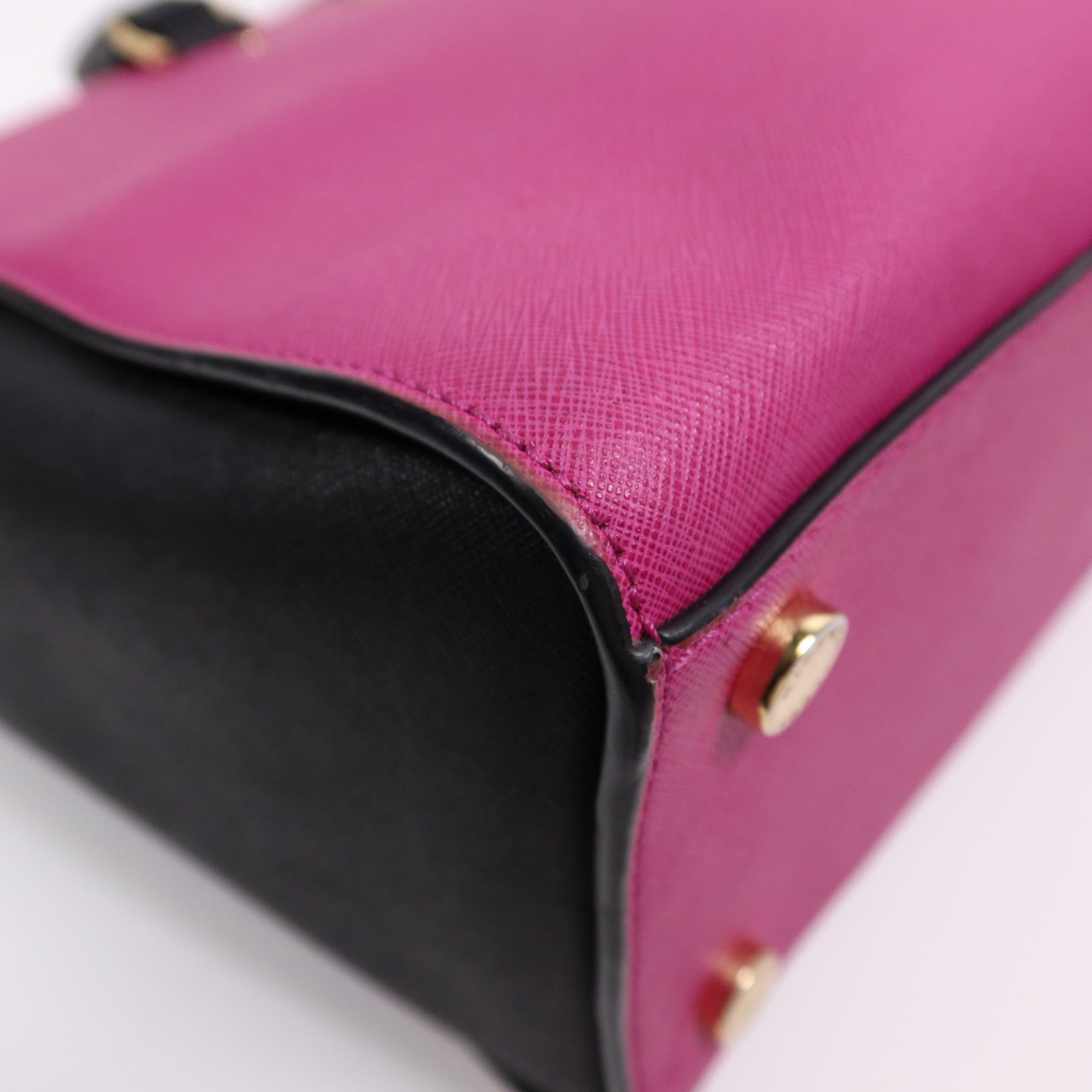 Michael Kors 牛皮皮革2 way Shoulder Bag金扣手挽肩背兩用袋