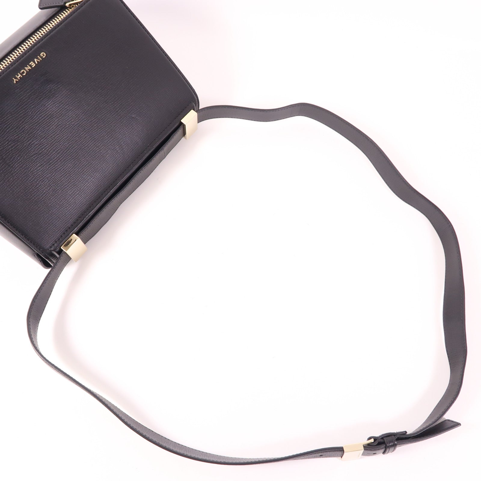 GIVENCHY 牛皮皮革Pandora Box金扣肩背袋