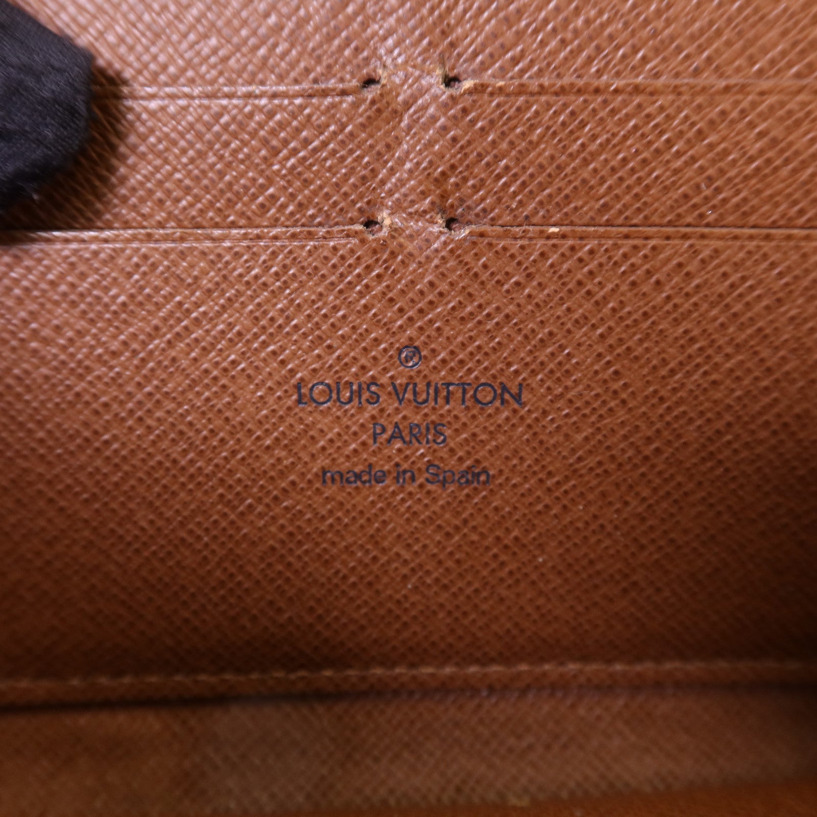 LOUIS VUITTON Monogram Zipper Long Wallet金扣長錢包