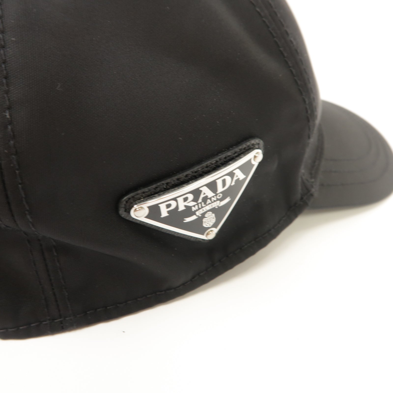 PRADA 尼龍Cap Hat帽子黑色