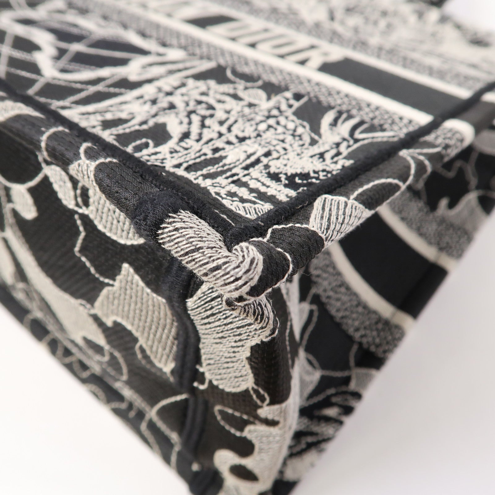 Dior 【激減優惠】帆布Book Tote Medium手挽袋黑色