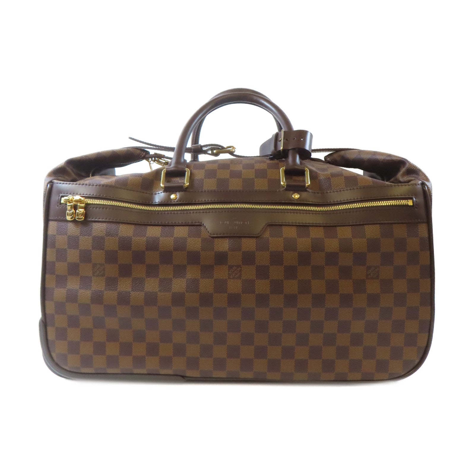 LOUIS VUITTON Damier Eole 50 Boston Carry Bag金扣手挽袋啡色