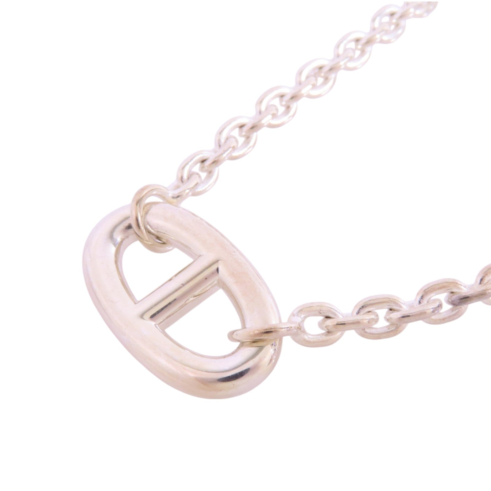 HERMES 925純銀Farandole Long Necklace銀扣項鏈