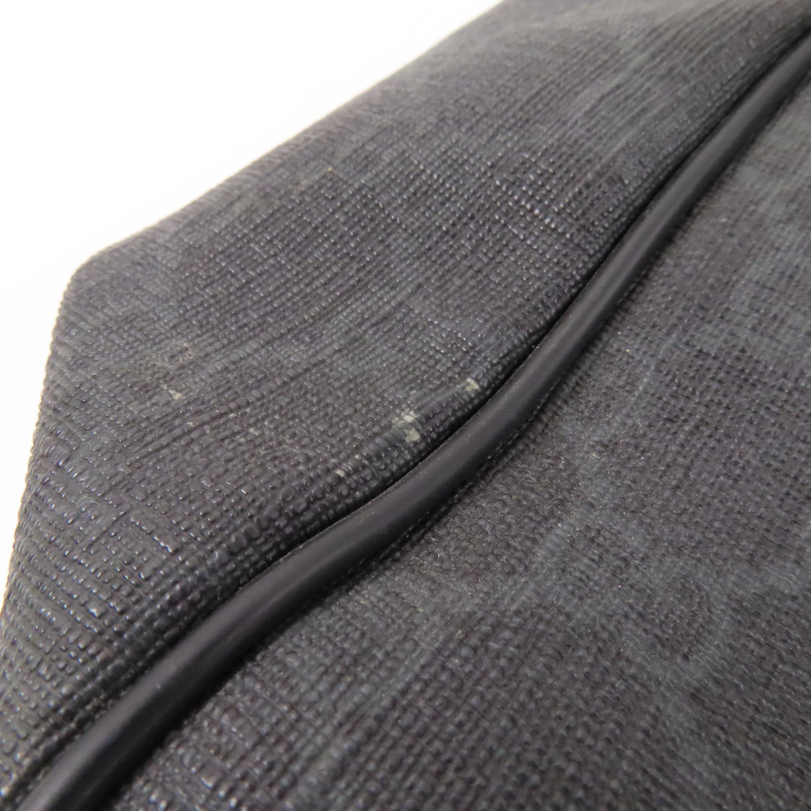 GUCCI GG Shoulder Bag 169935 PVC Coated Canvas Black