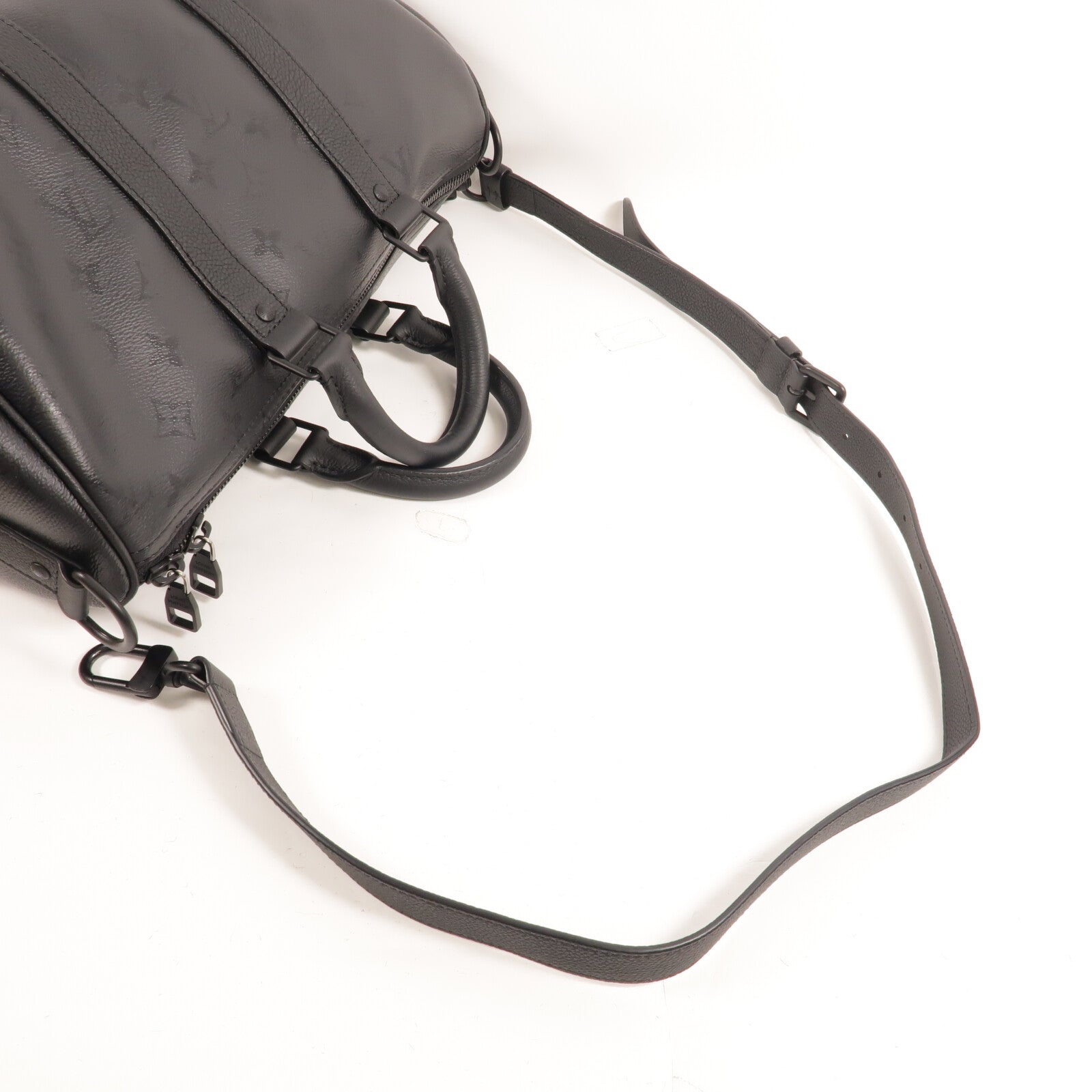 LOUIS VUITTON Monogram Midnight Keepall Bandouliere 35手挽肩背兩用袋