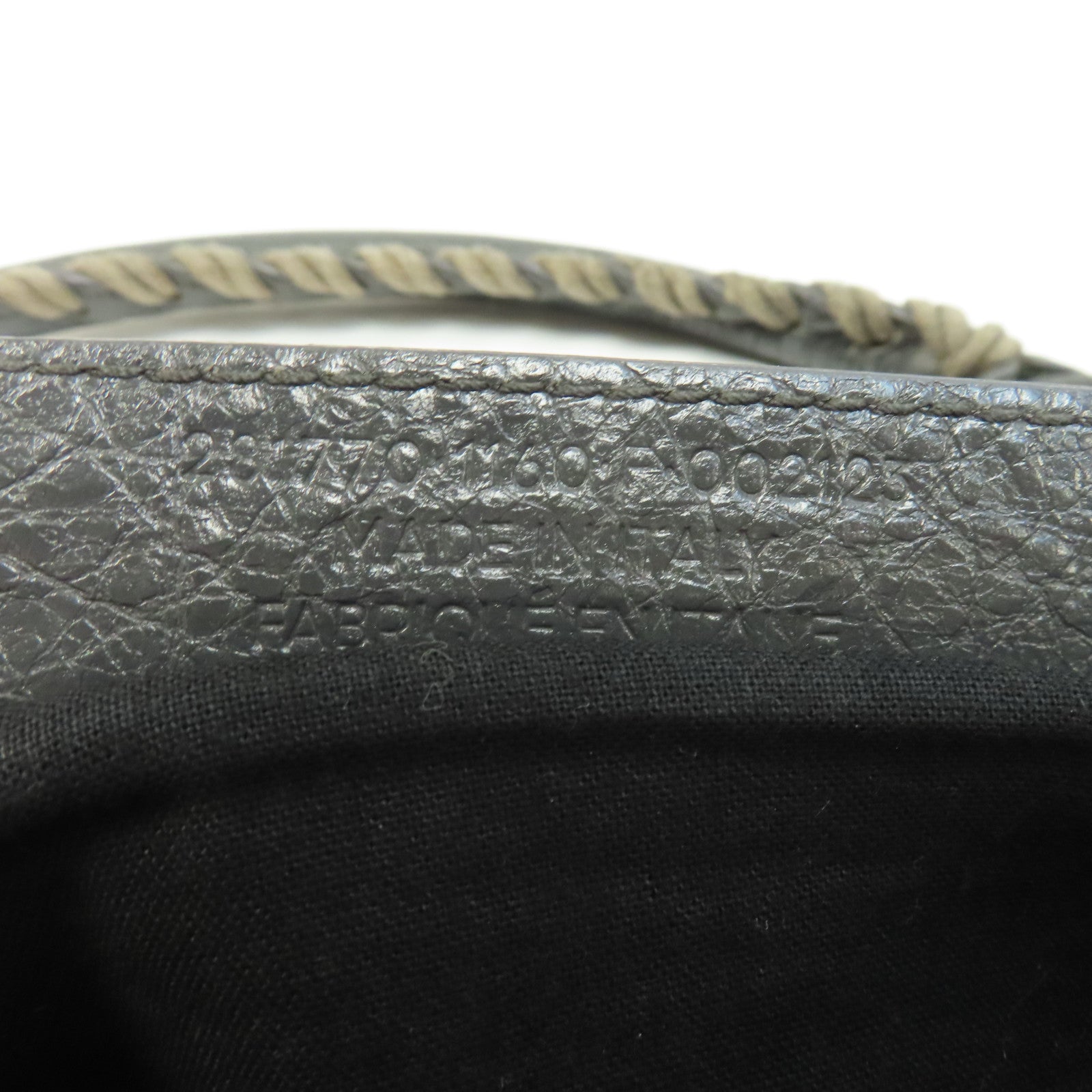 BALENCIAGA 牛皮皮革Giant City Bag銀扣手挽肩背兩用袋灰色