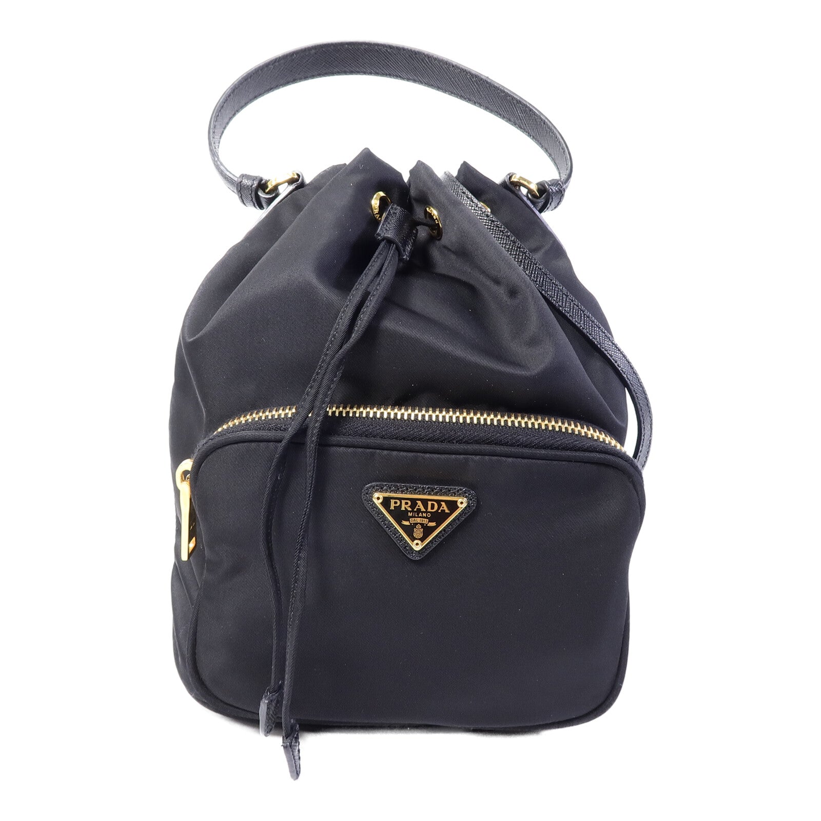 PRADA 尼龍Bucket Bag手挽肩背兩用袋
