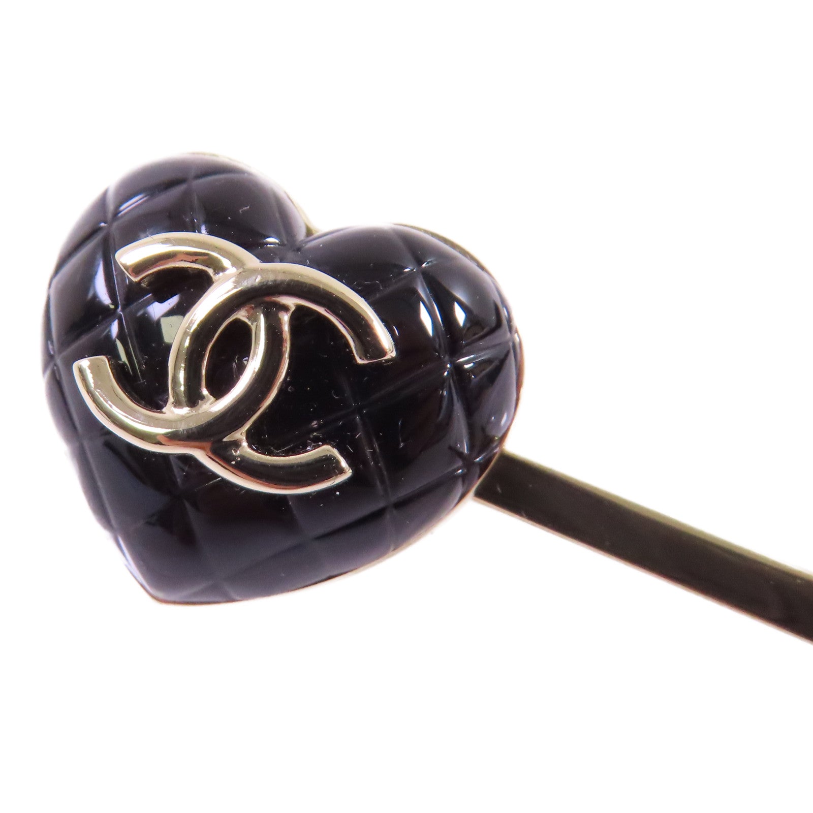 CHANEL 金屬/PVC Barrette髮夾