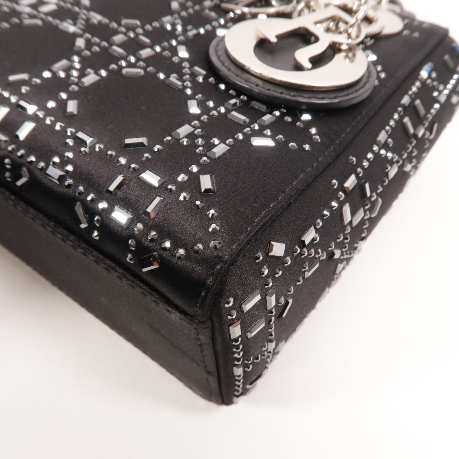 Dior Satin Mini Lady Dior手挽肩背兩用袋
