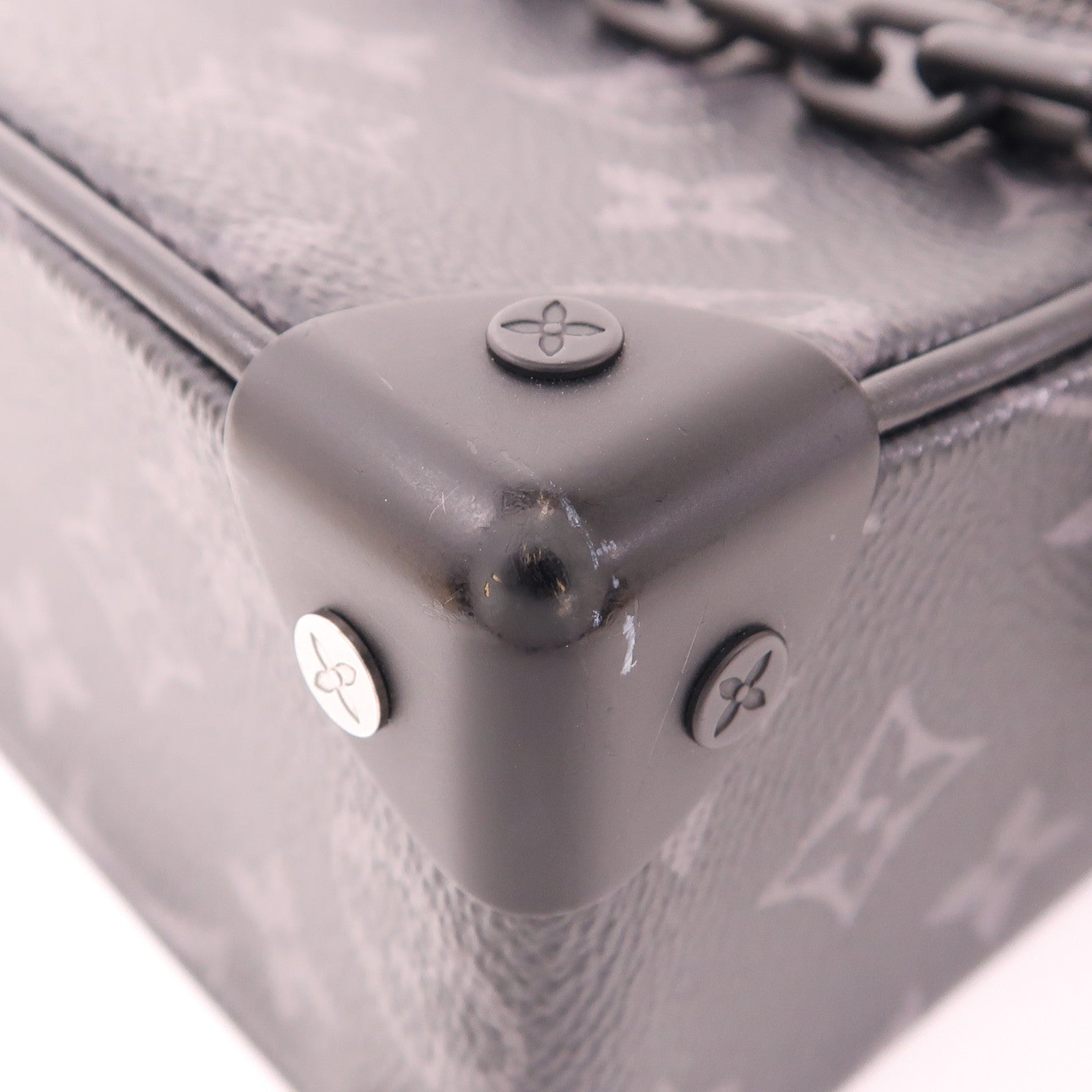 LOUIS VUITTON Monogram Eclipse Mini Soft Trunk肩背袋