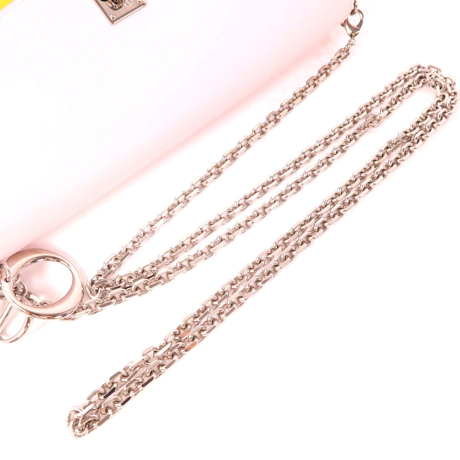 Dior 【激減優惠】牛皮皮革WOC銀扣鏈帶肩背袋