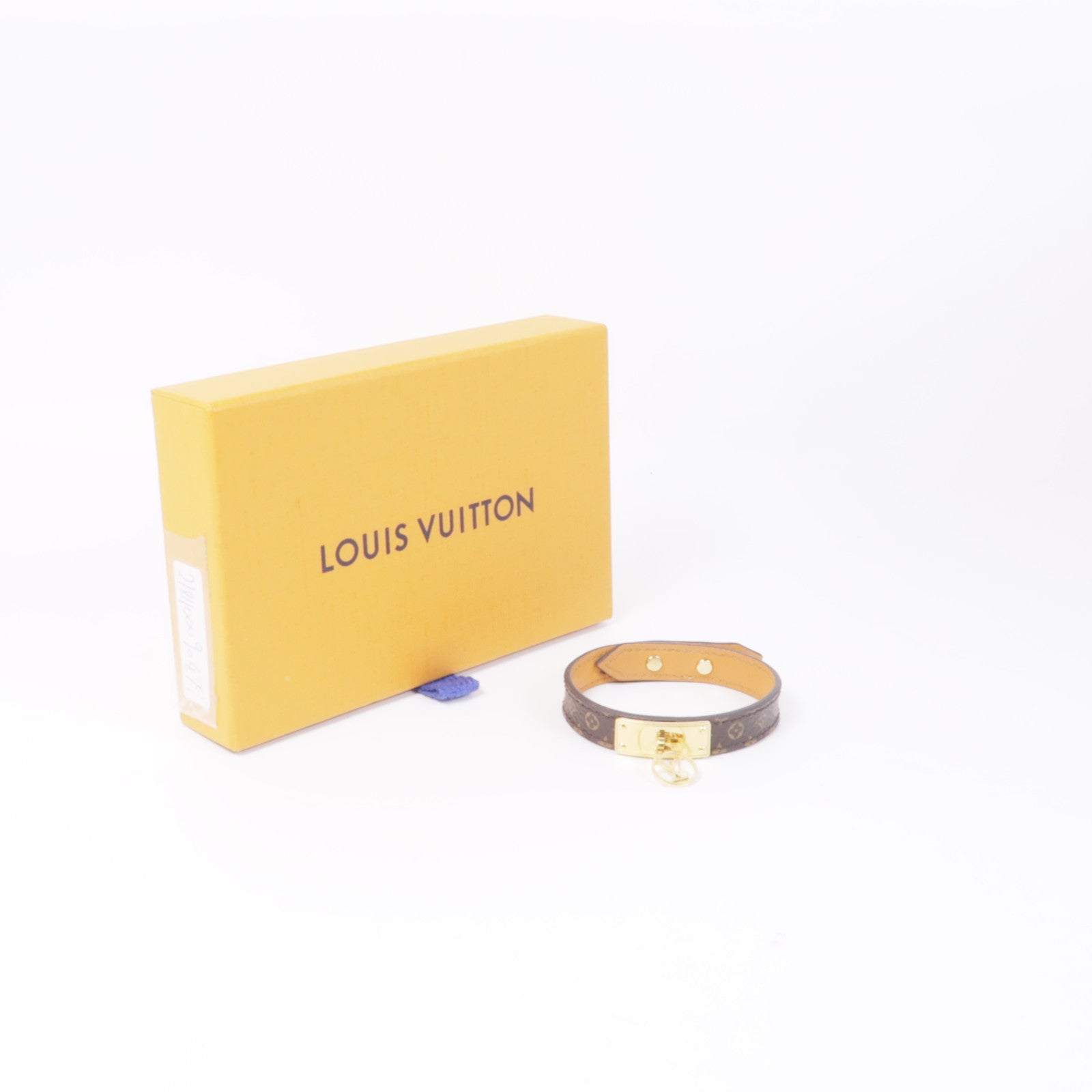 LOUIS VUITTON Monogram Logo Mania Bracelet金扣手鐲