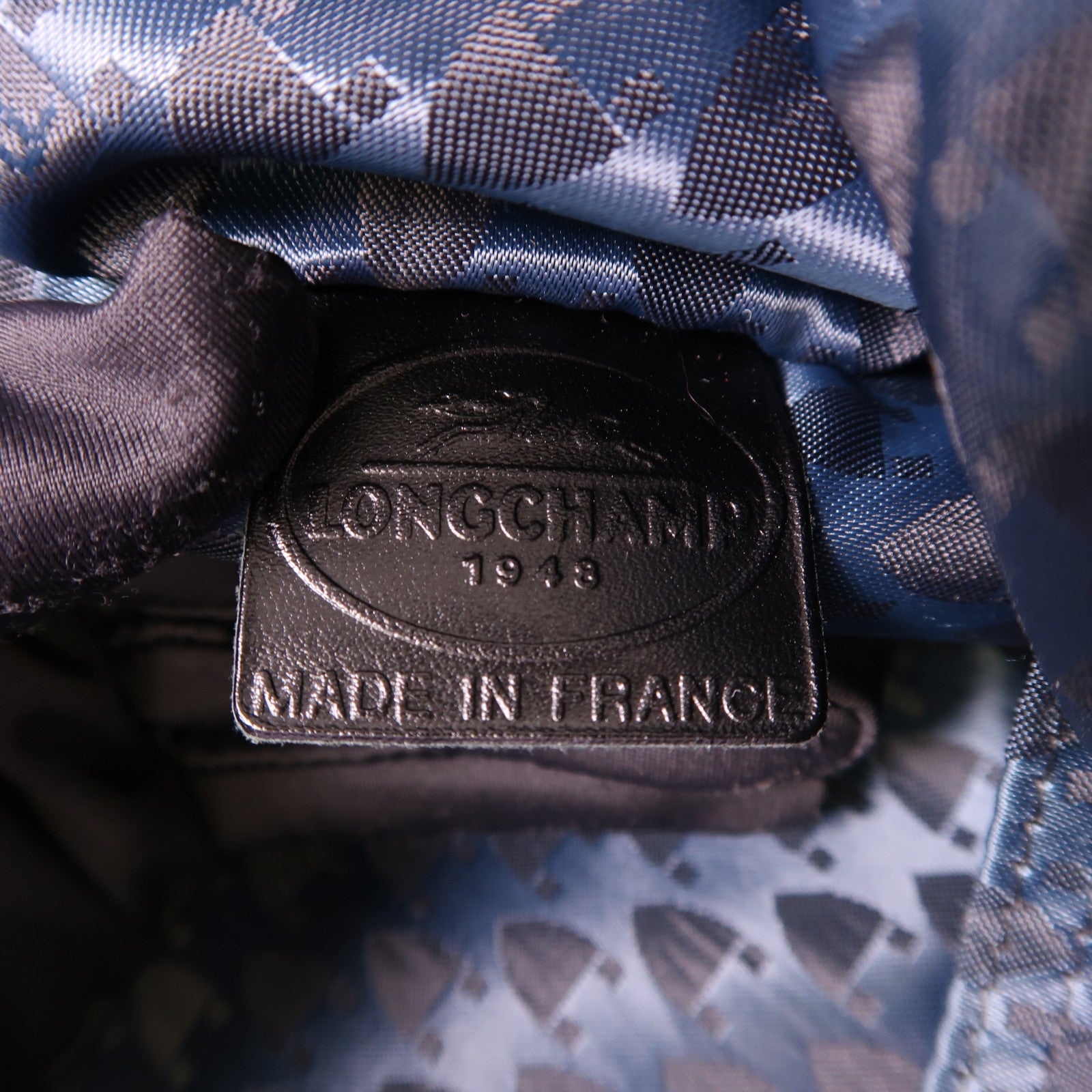 Longchamp 牛皮皮革Shoulder Bag銀扣肩背袋