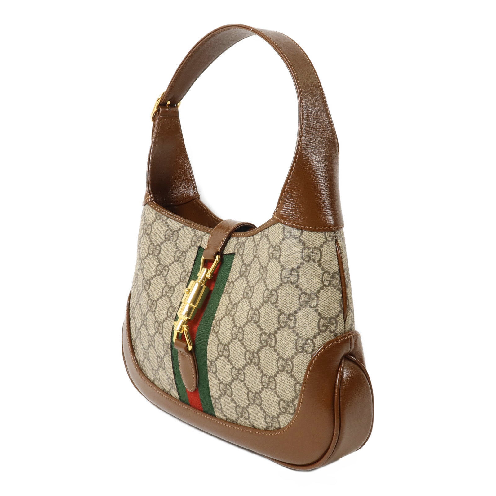 GUCCI 塗層帆布Jackie 1961 Small手挽肩背兩用袋