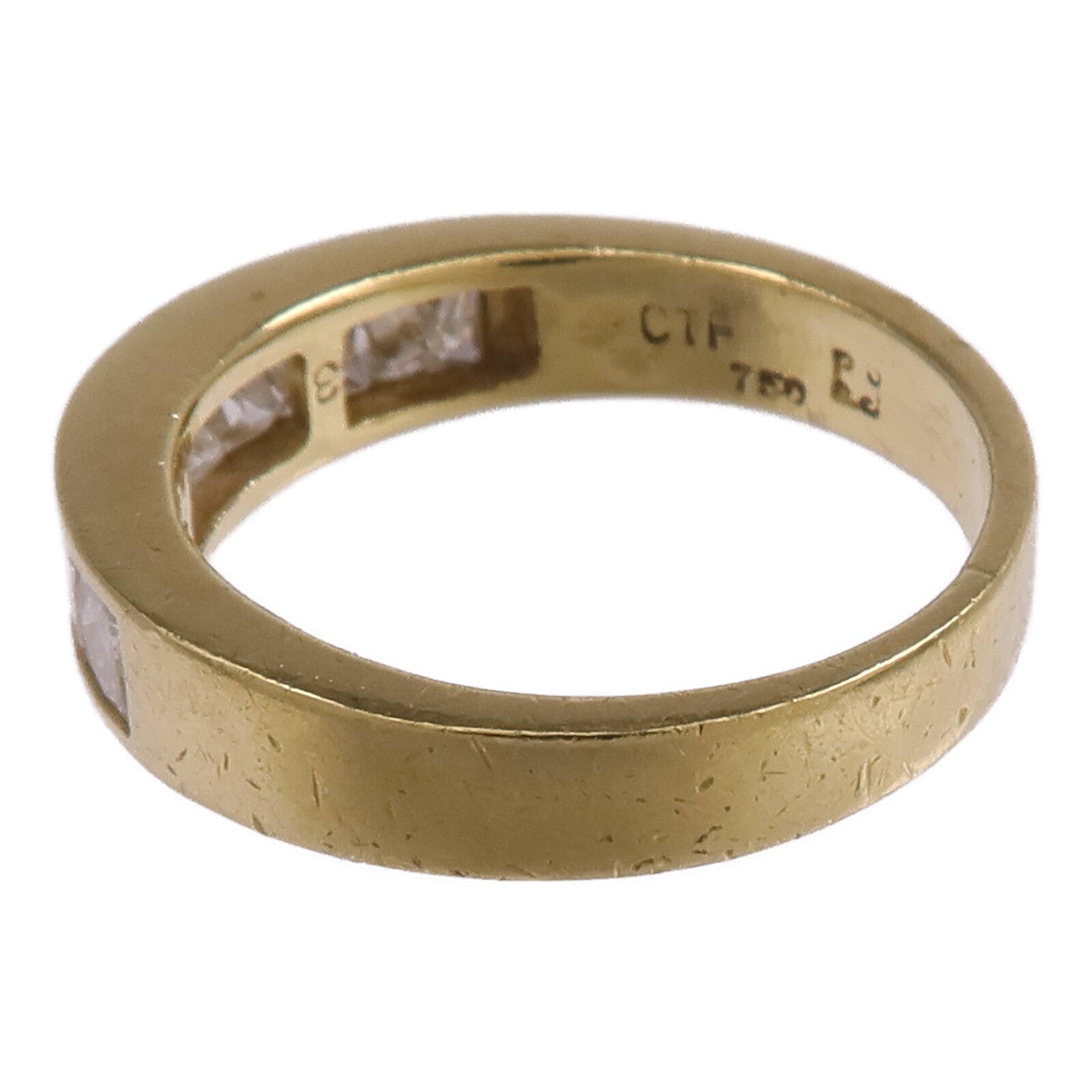 JEWELRY 18K黃金Diamond Ring鑽石戒指US#4.75