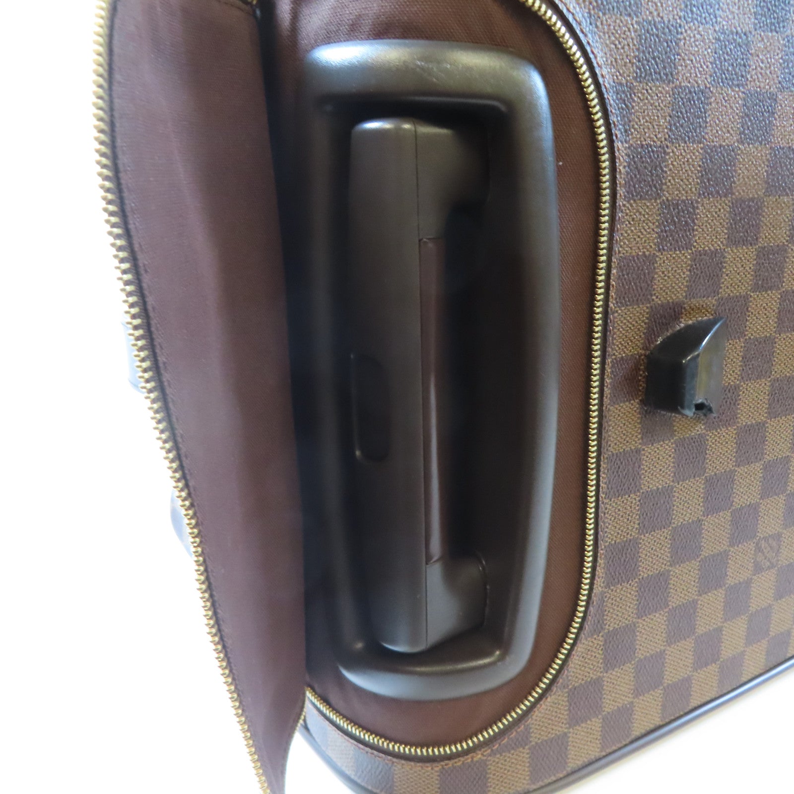 LOUIS VUITTON Damier Eole 50 Boston Carry Bag金扣手挽袋啡色
