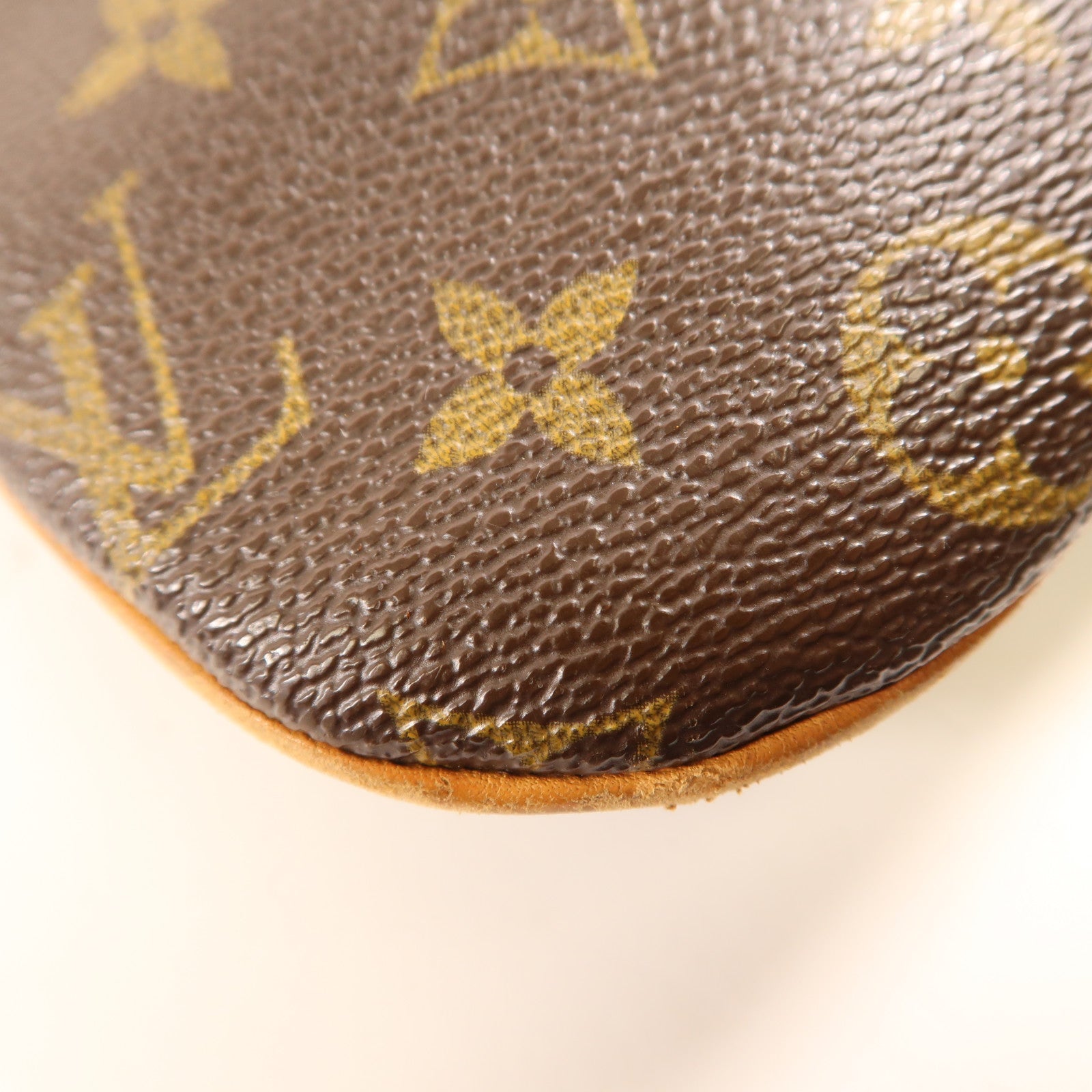 LOUIS VUITTON Monogram Pochette Bosphore金扣肩背袋棕色