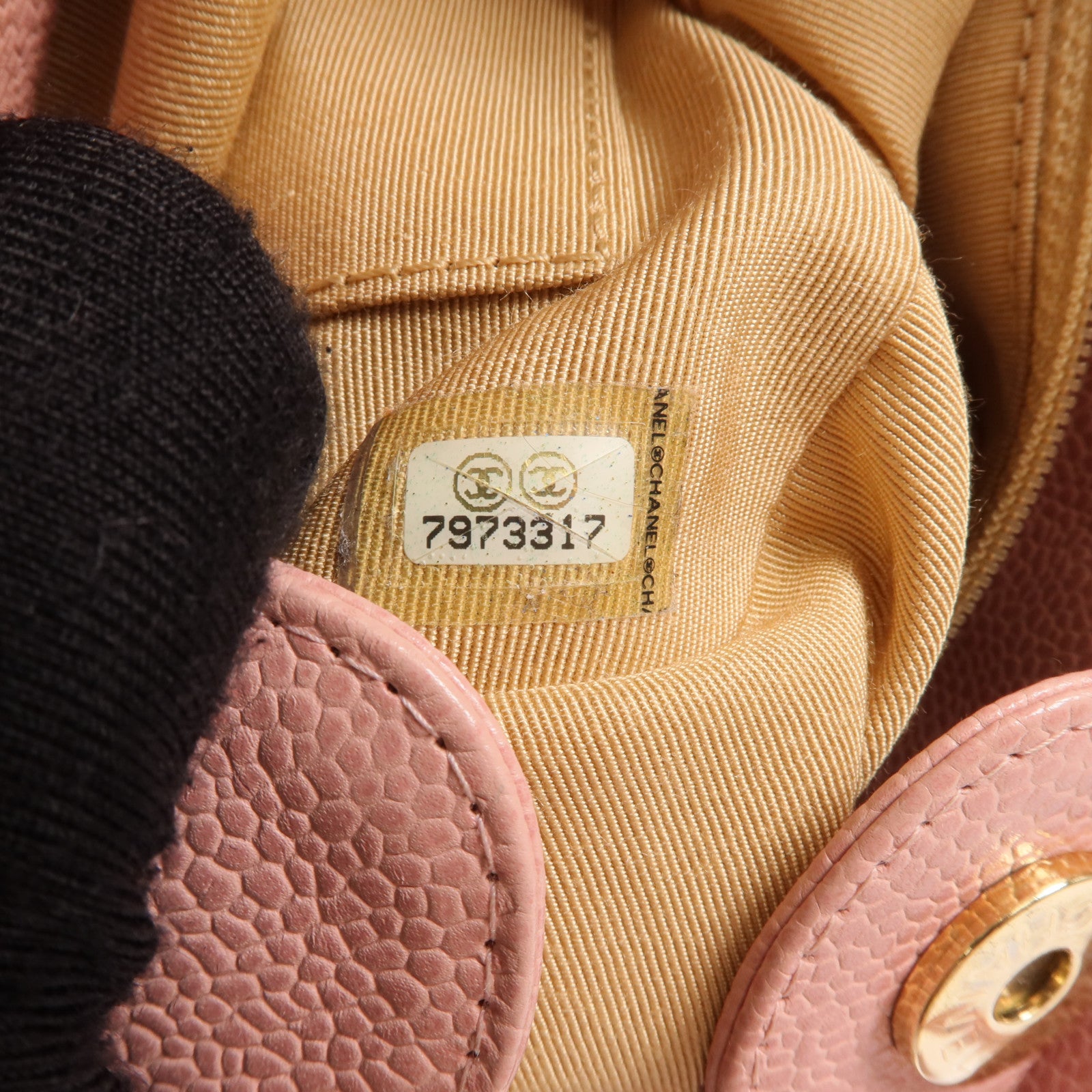 CHANEL PST Petite Shopping Tote Bag金扣鏈帶肩背袋