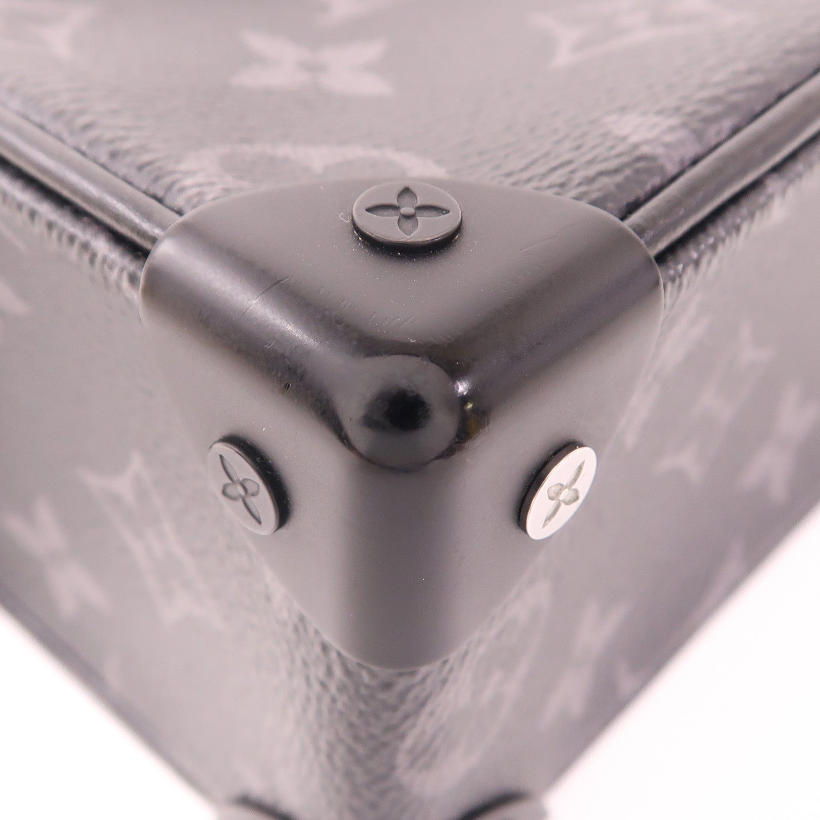 LOUIS VUITTON Monogram Eclipse Mini Soft Trunk肩背袋