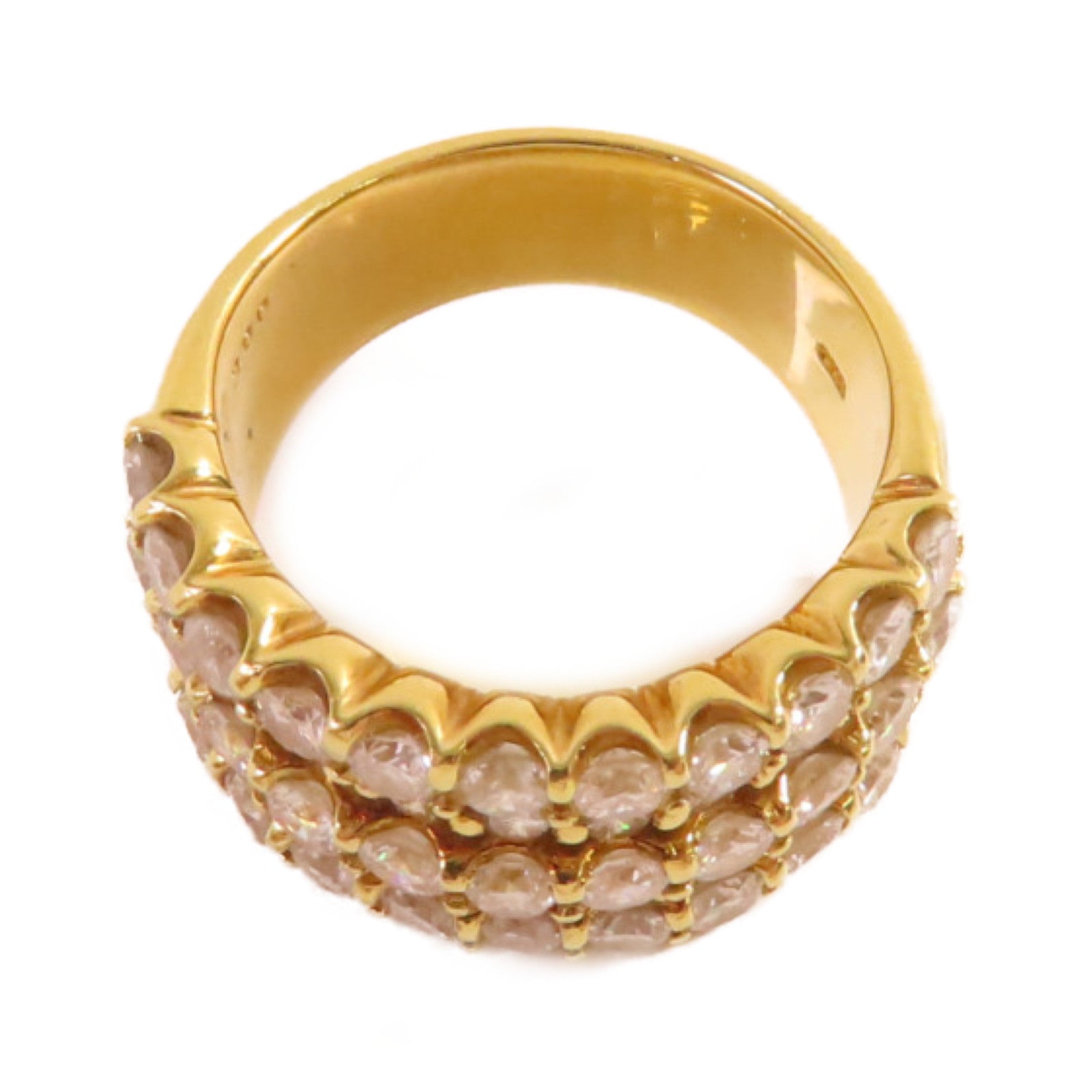 JEWELRY 18K黃金/3.00ct鑚石Diamond Ring戒指US#6