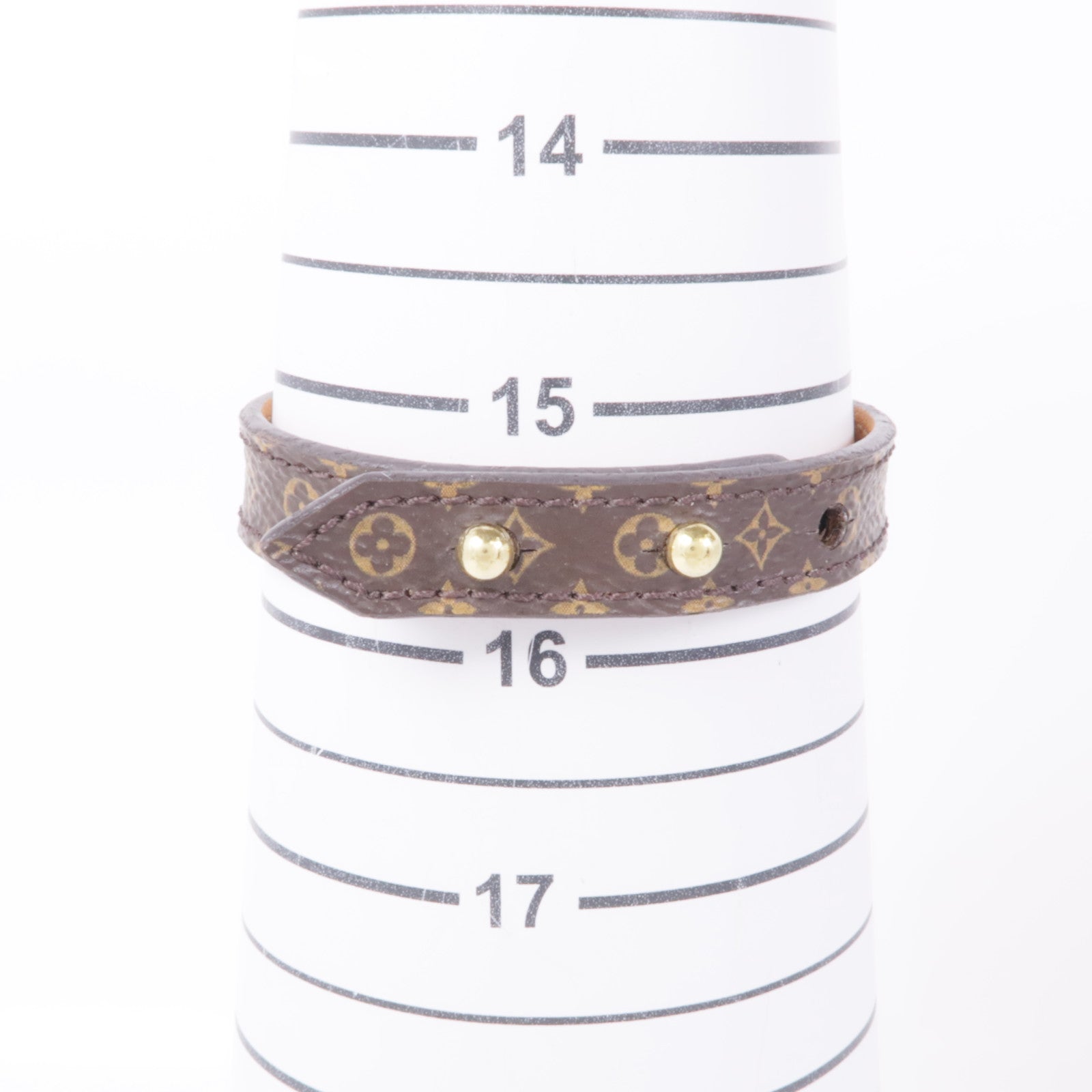 LOUIS VUITTON Monogram Logo Mania Bracelet金扣手鐲
