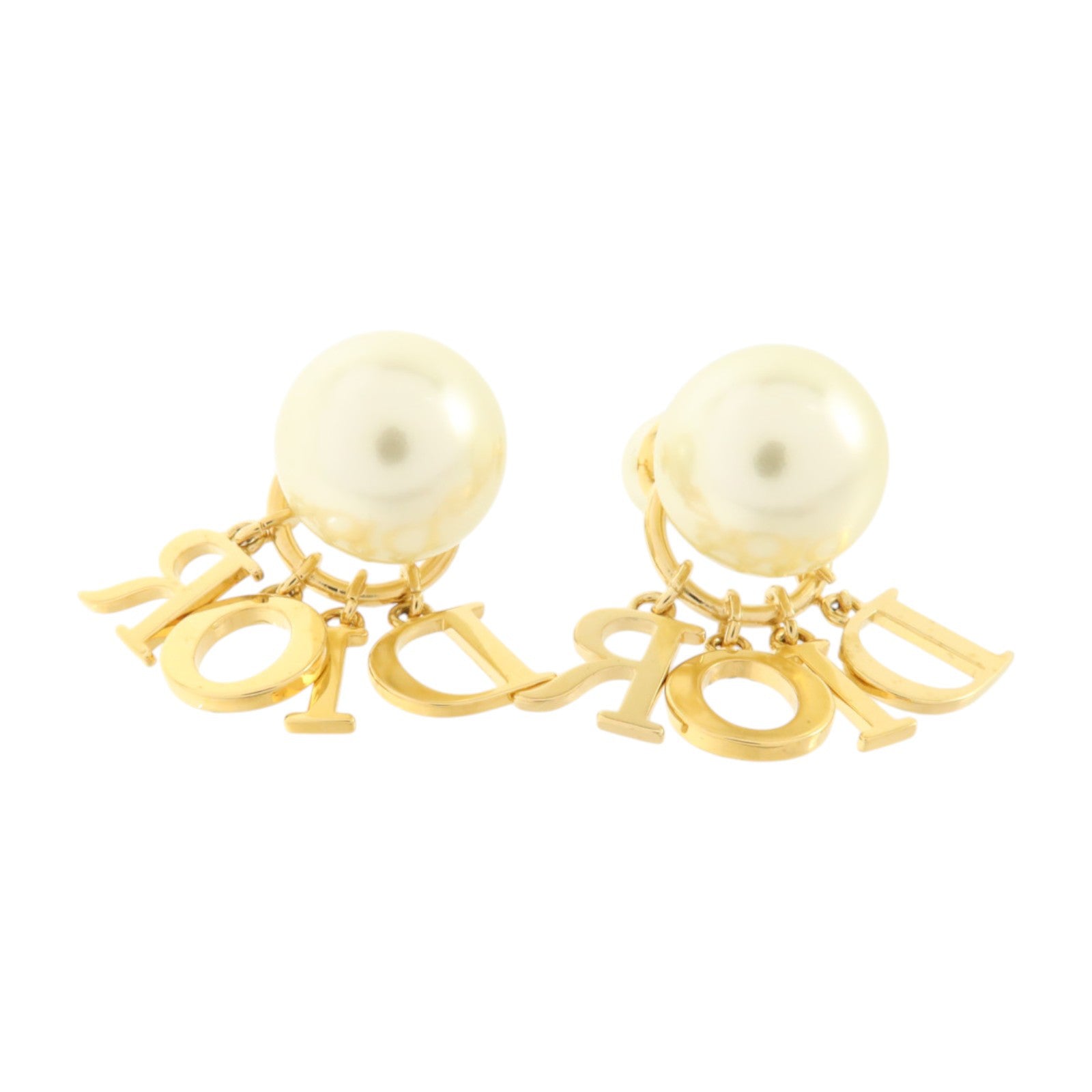 Dior PVC/金屬Tribales Earrings耳環