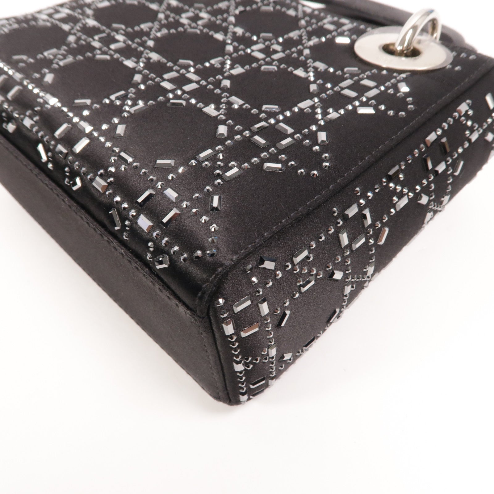 Dior Satin Mini Lady Dior手挽肩背兩用袋