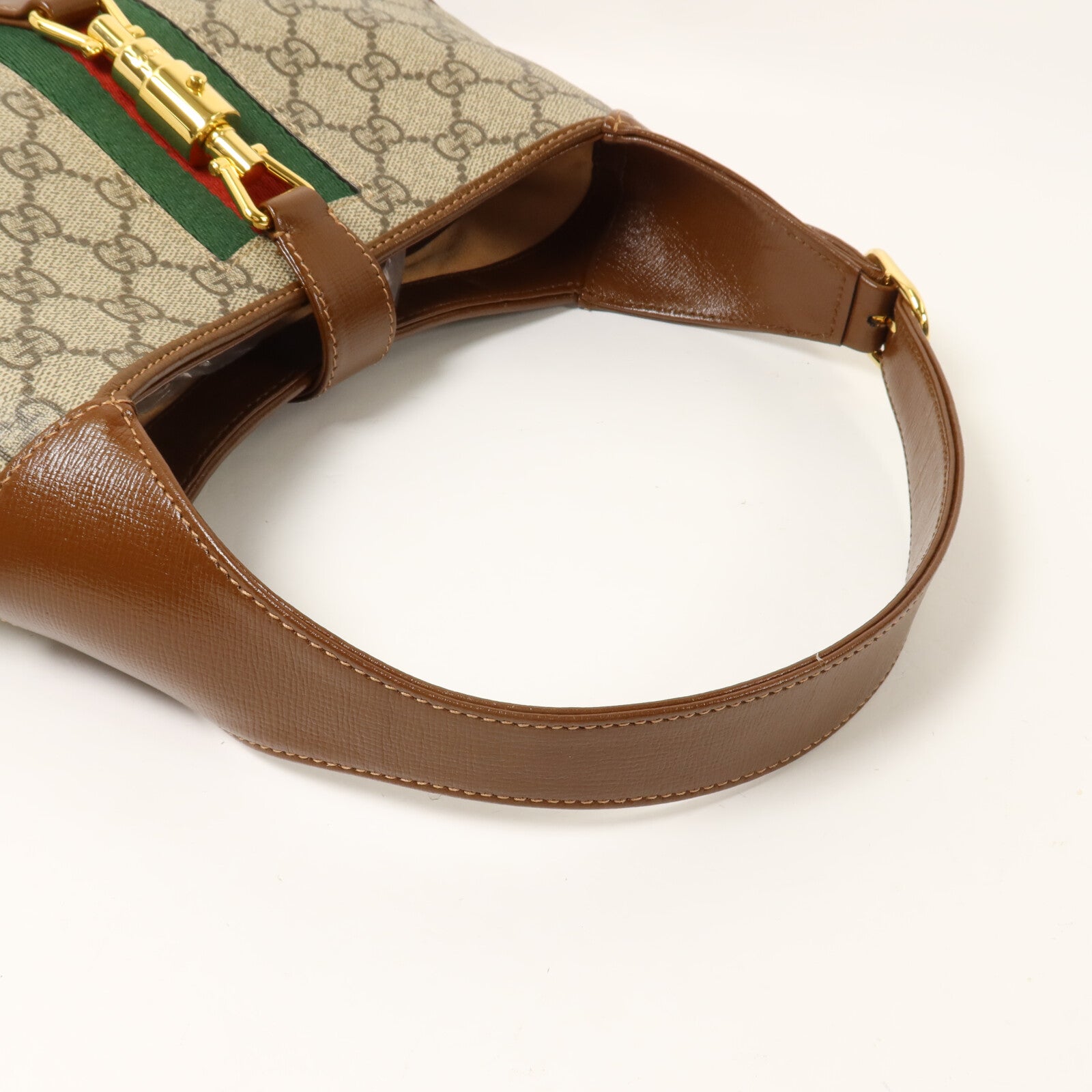 GUCCI 塗層帆布Jackie 1961 Small手挽肩背兩用袋