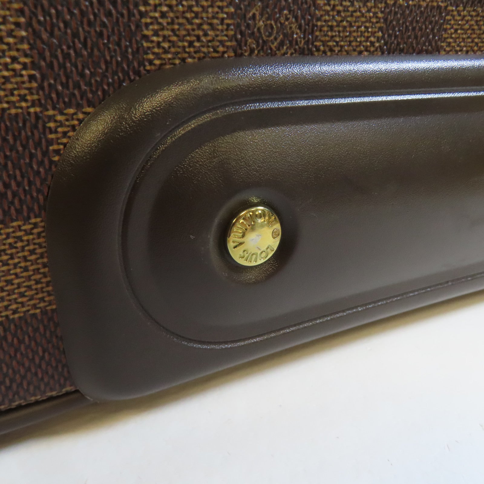 LOUIS VUITTON Damier Eole 50 Boston Carry Bag金扣手挽袋啡色