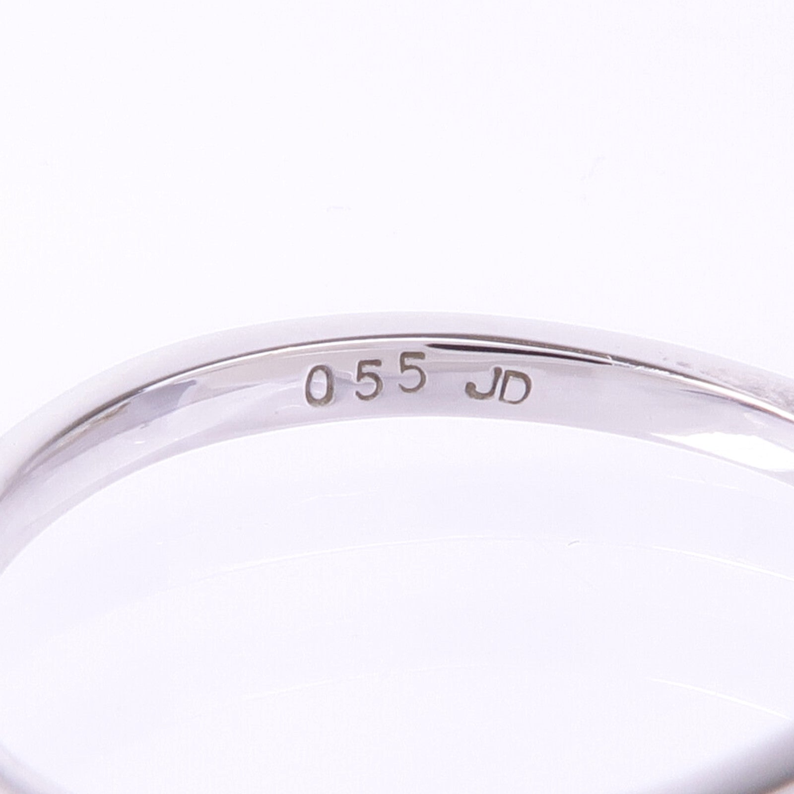 JEWELRY 【激減優惠】18K白金Diamond Ring鑽石戒指US#8