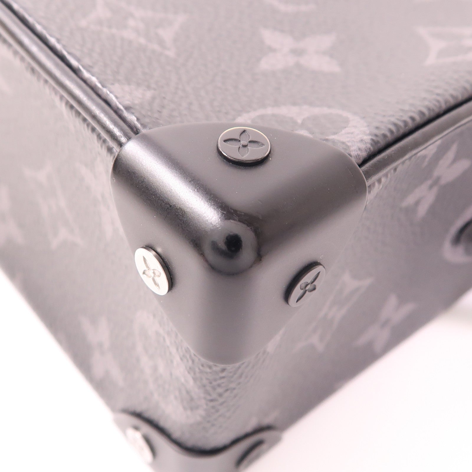 LOUIS VUITTON Monogram Eclipse Mini Soft Trunk肩背袋