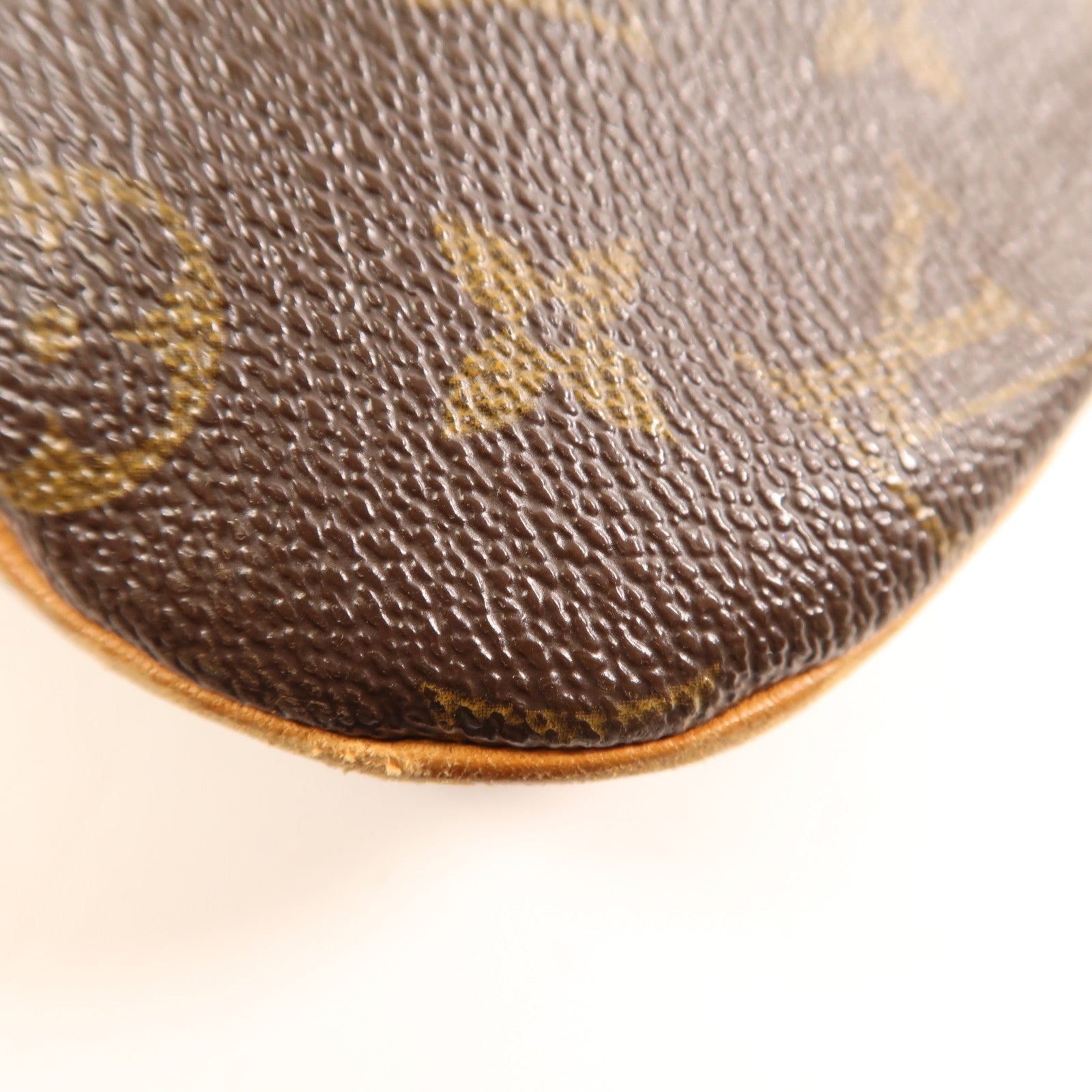 LOUIS VUITTON Monogram Pochette Bosphore金扣肩背袋棕色