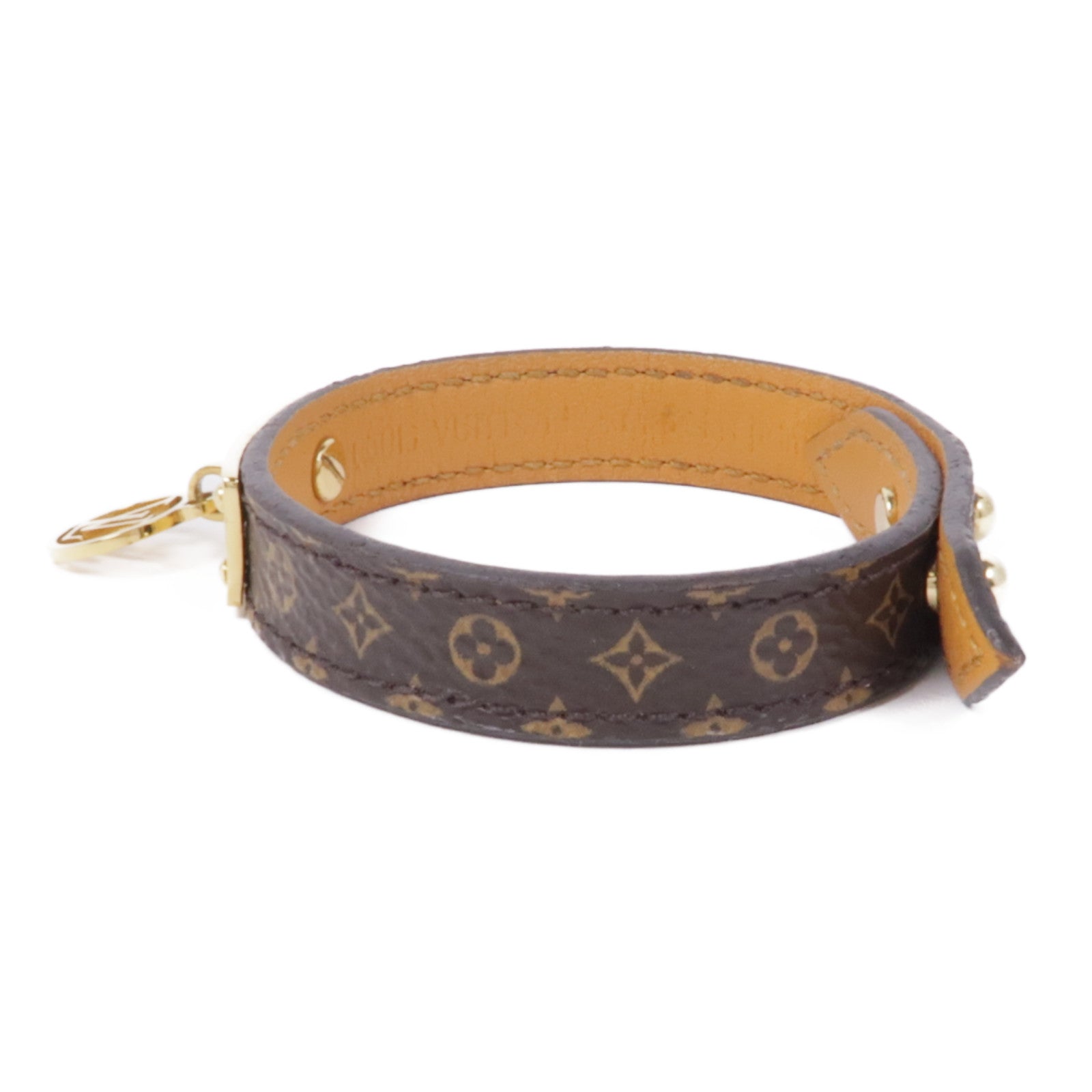 LOUIS VUITTON Monogram Logo Mania Bracelet金扣手鐲