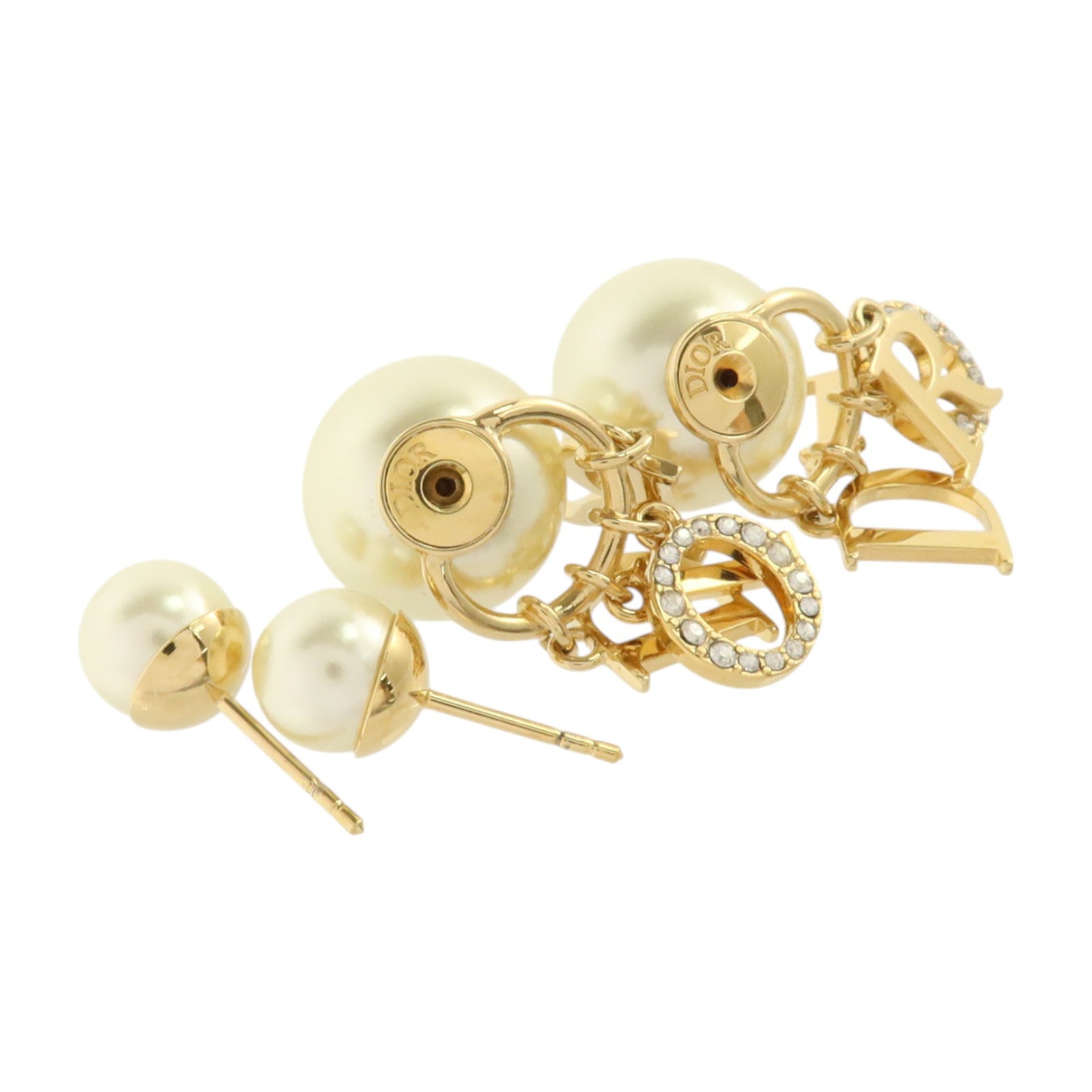 Dior PVC/金屬Tribales Earrings耳環