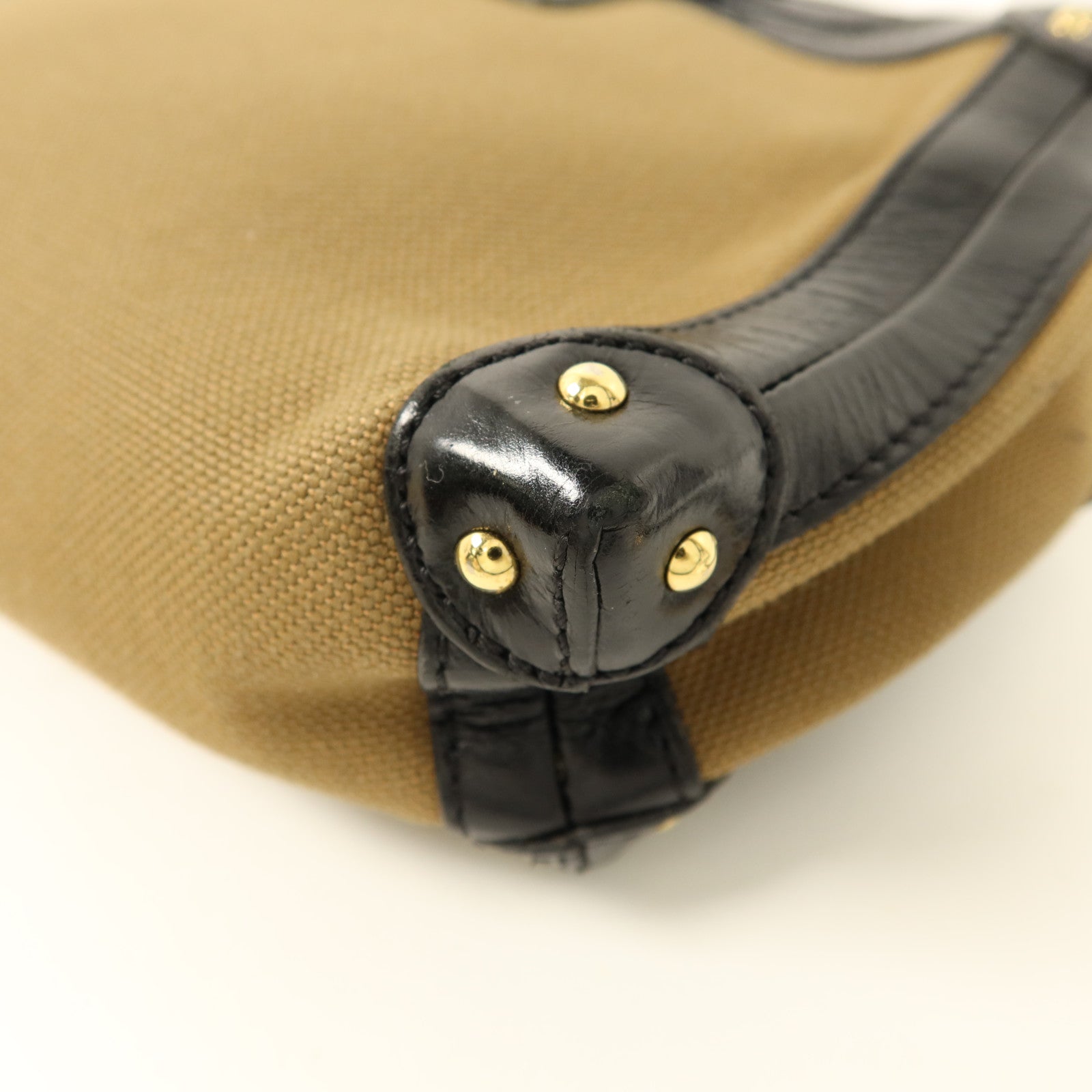 LOUIS VUITTON 帆布Petite Malle Soft MM金扣肩背袋