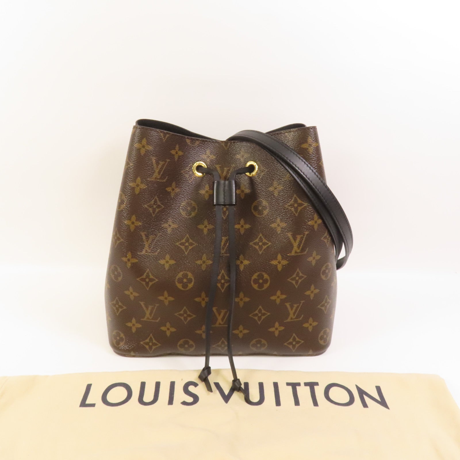 LOUIS VUITTON Monogram Neo Noe MM金扣肩背袋