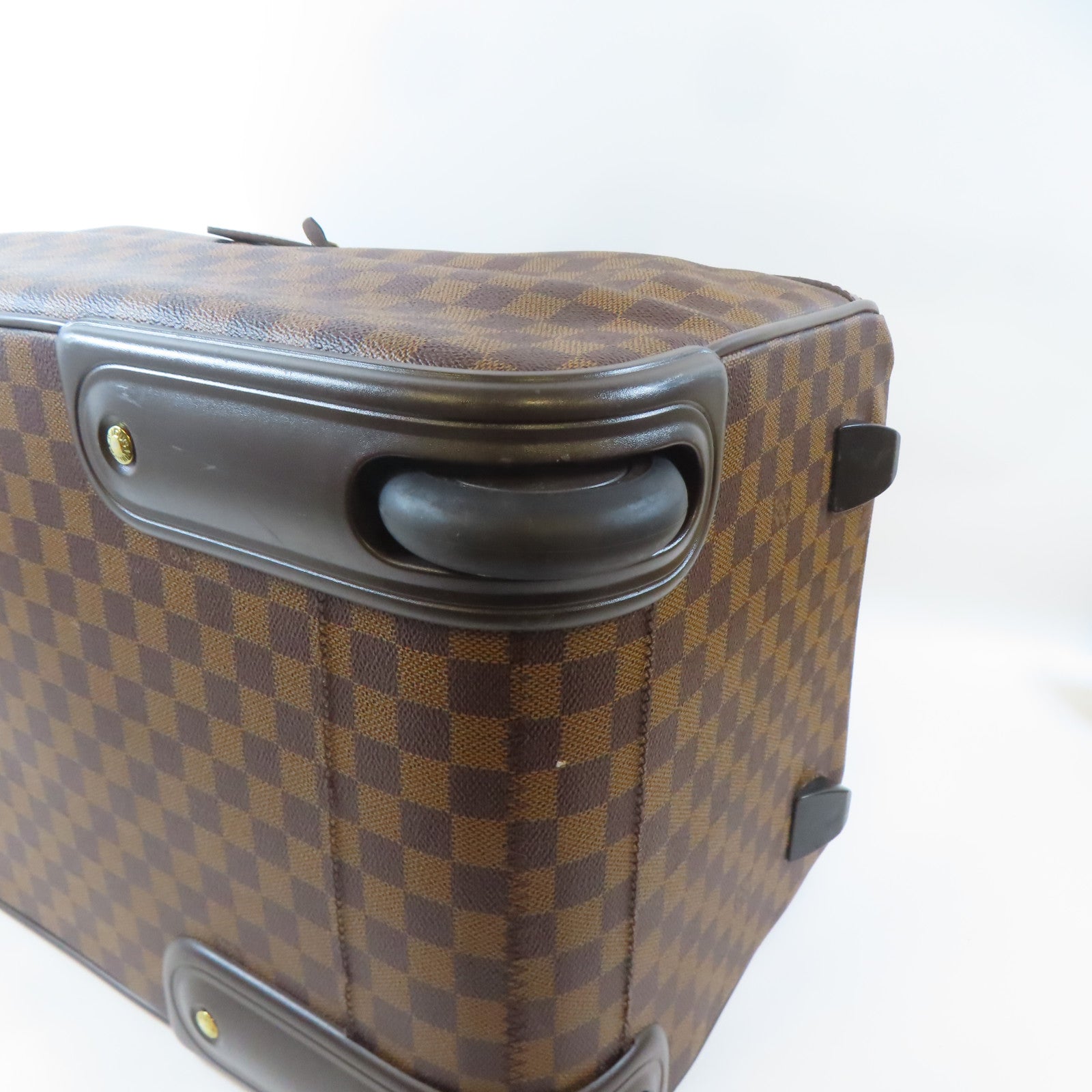 LOUIS VUITTON Damier Eole 50 Boston Carry Bag金扣手挽袋啡色